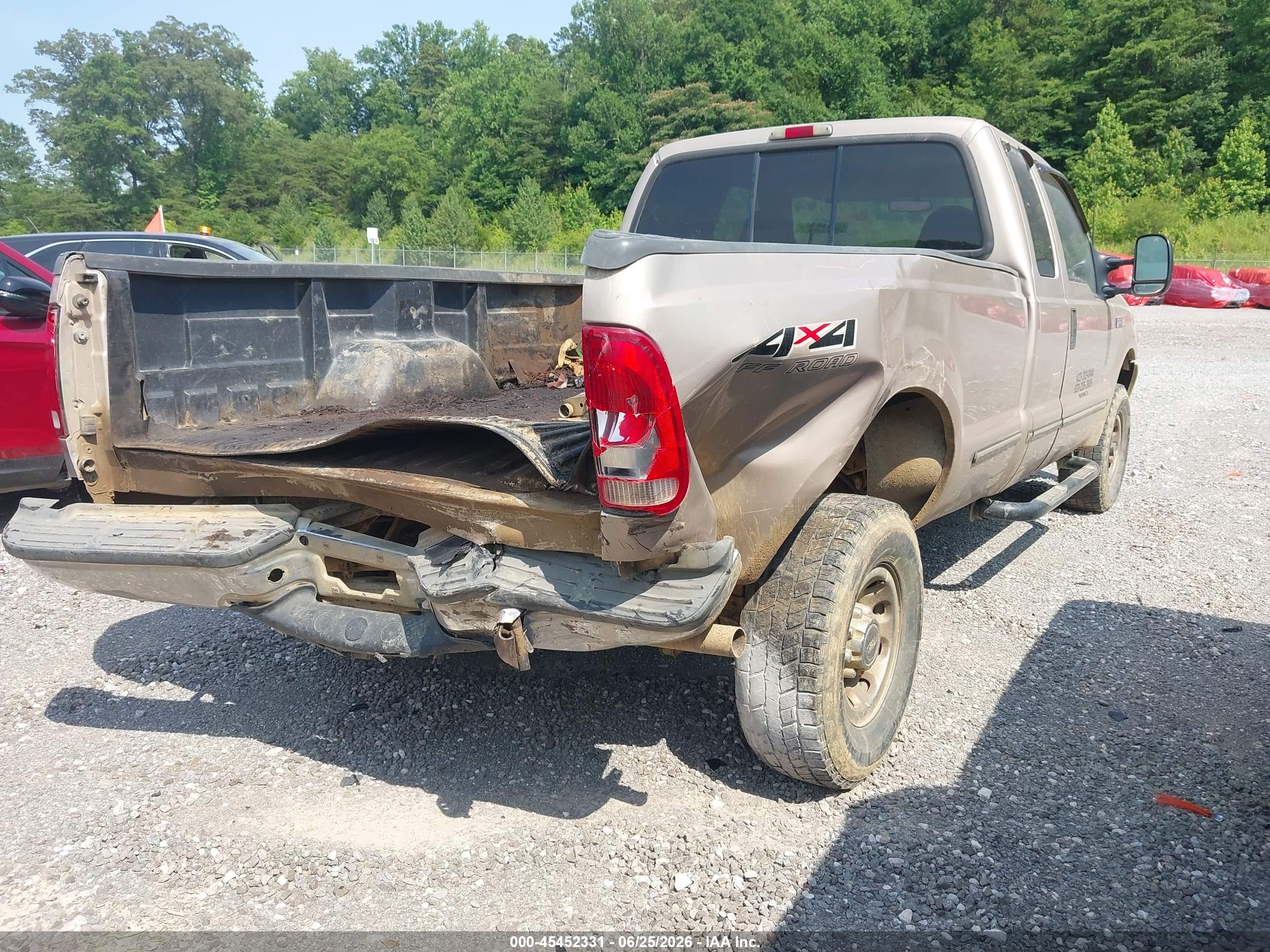 1999 Ford F-250 Lariat/xl/xlt Бежевый vin: 1FTNX21L0XEB44442