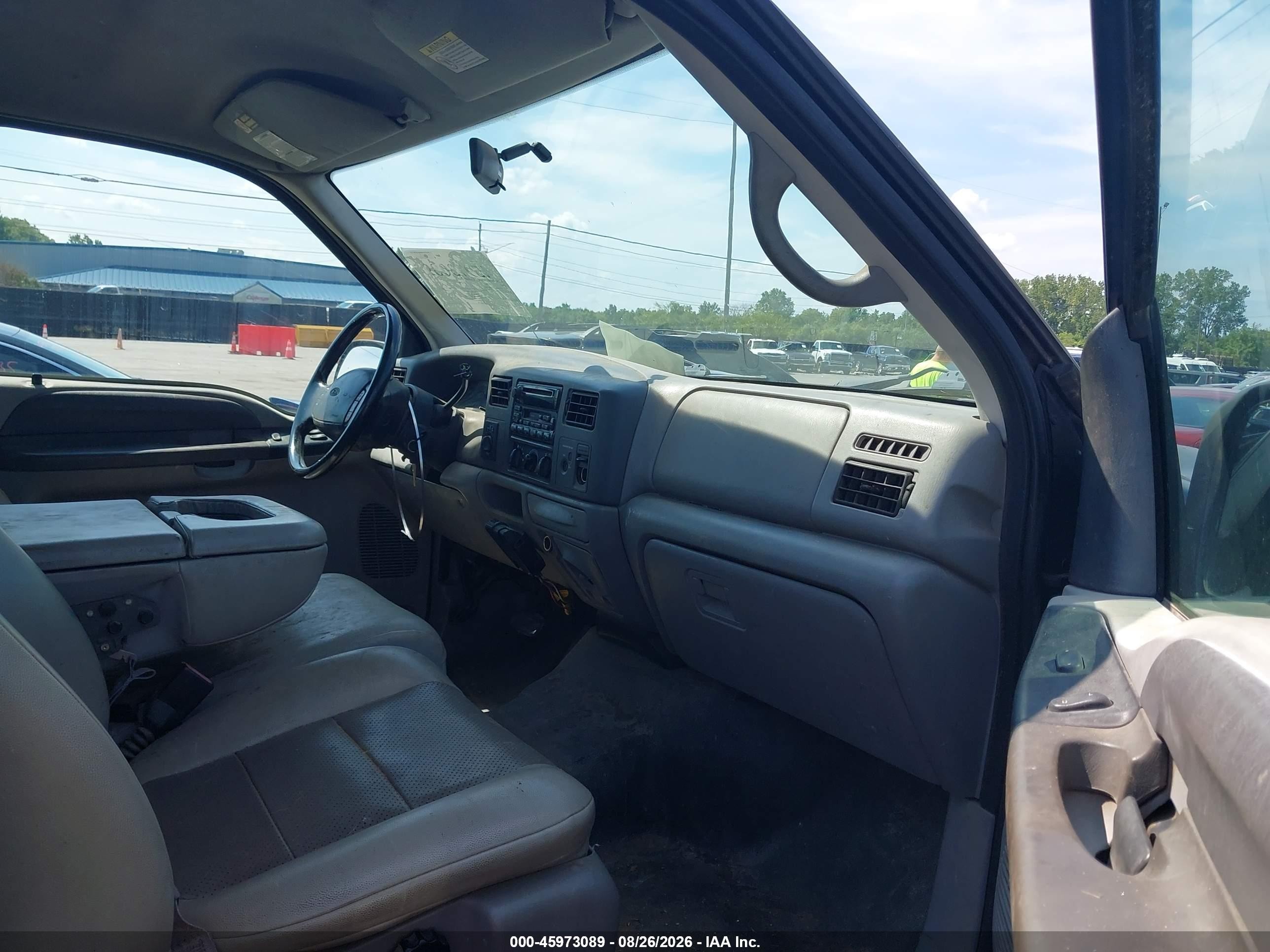 2001 Ford F-250 Lariat/xl/xlt Blue vin: 1FTNX21L11EB07990
