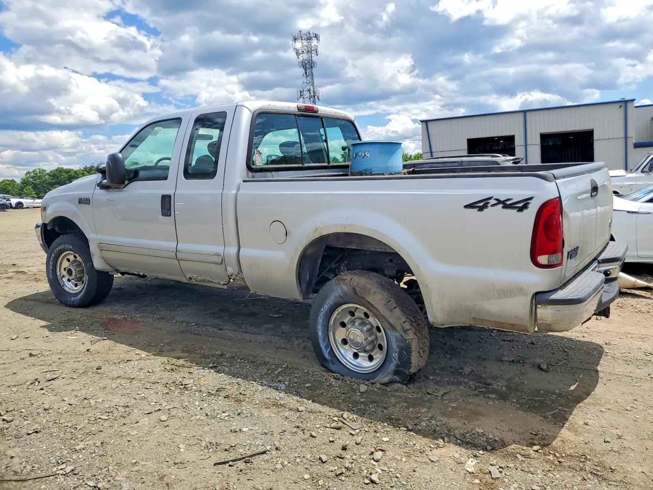 2001 Ford F250 Super Duty Silver vin: 1FTNX21L21EC80434