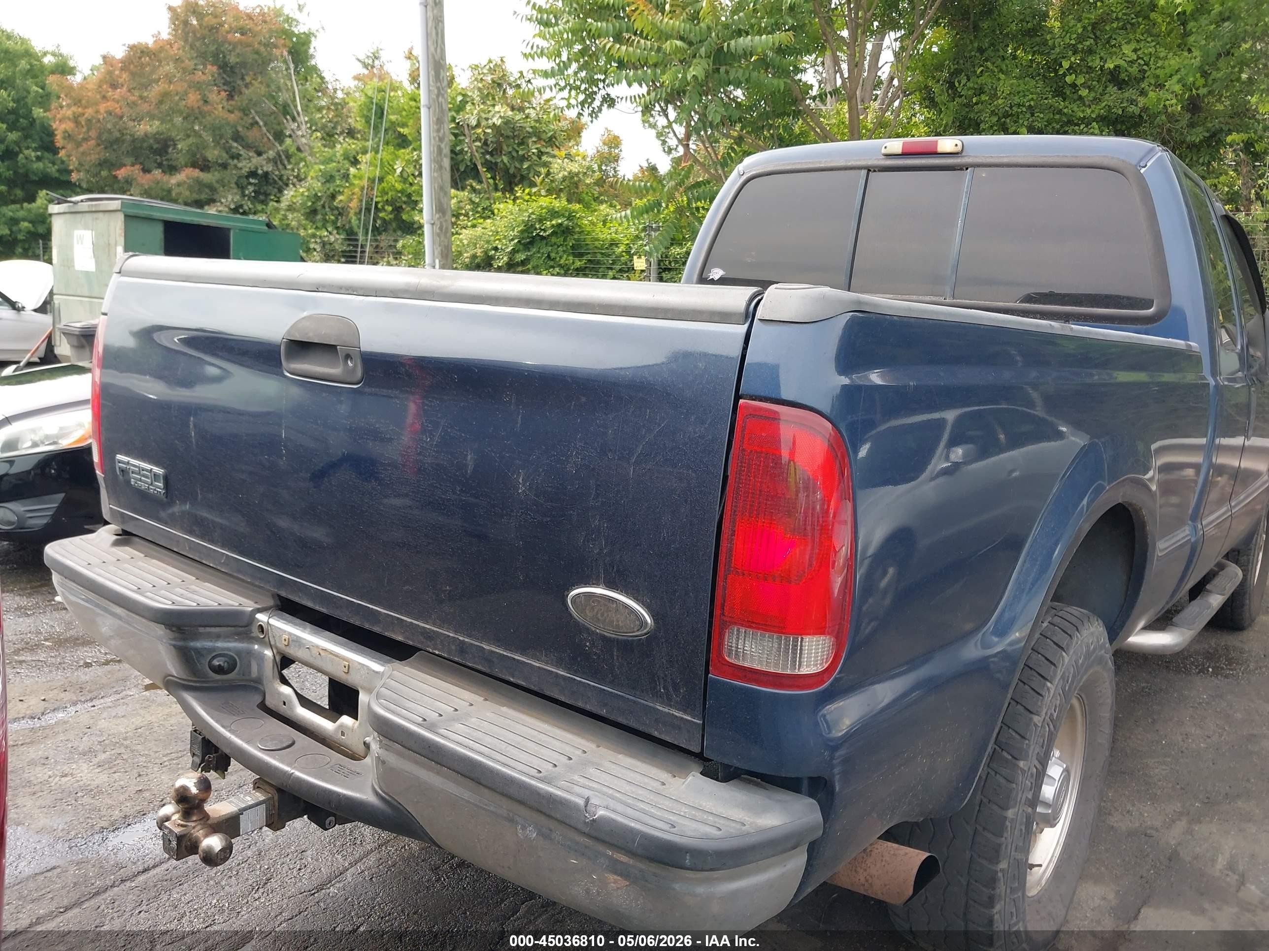 2002 Ford F-250 Lariat/xl/xlt Navy vin: 1FTNX21L22EA46456