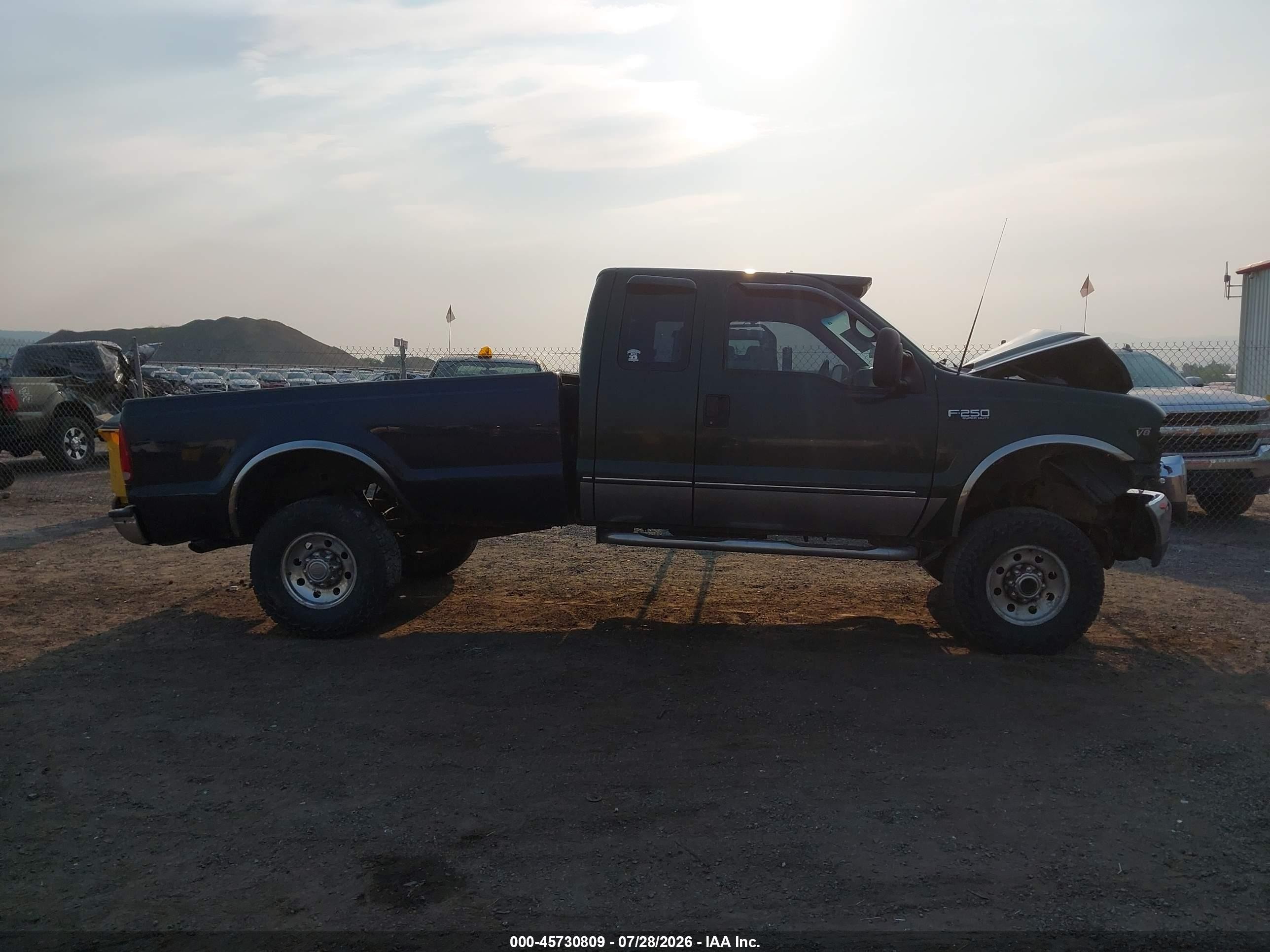 1999 Ford F-250 Lariat/xl/xlt Green vin: 1FTNX21L2XEC29329