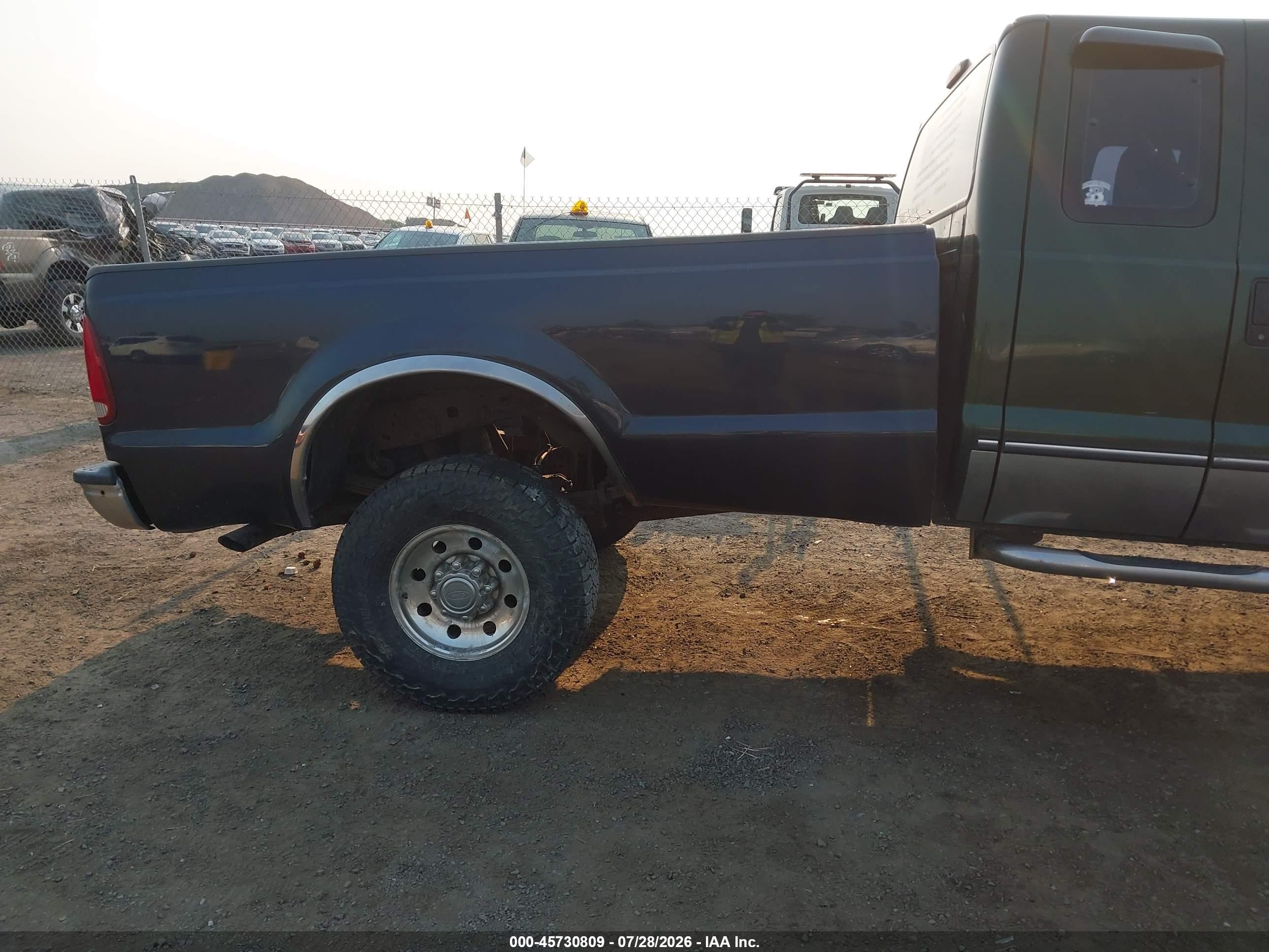 1999 Ford F-250 Lariat/xl/xlt Green vin: 1FTNX21L2XEC29329
