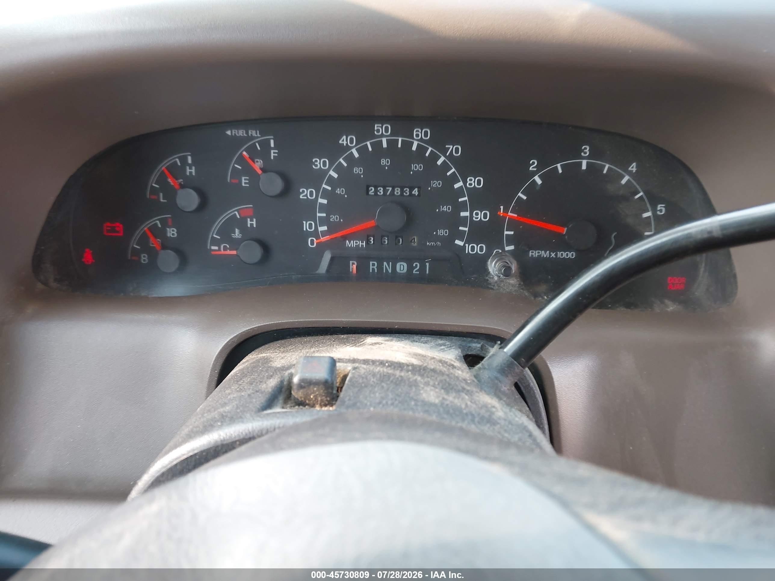 1999 Ford F-250 Lariat/xl/xlt Green vin: 1FTNX21L2XEC29329