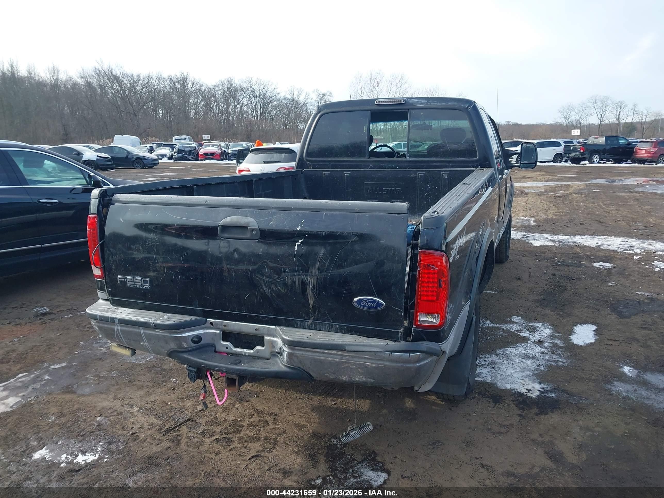 2002 Ford F-250 Lariat/xl/xlt Black vin: 1FTNX21L32EC75129