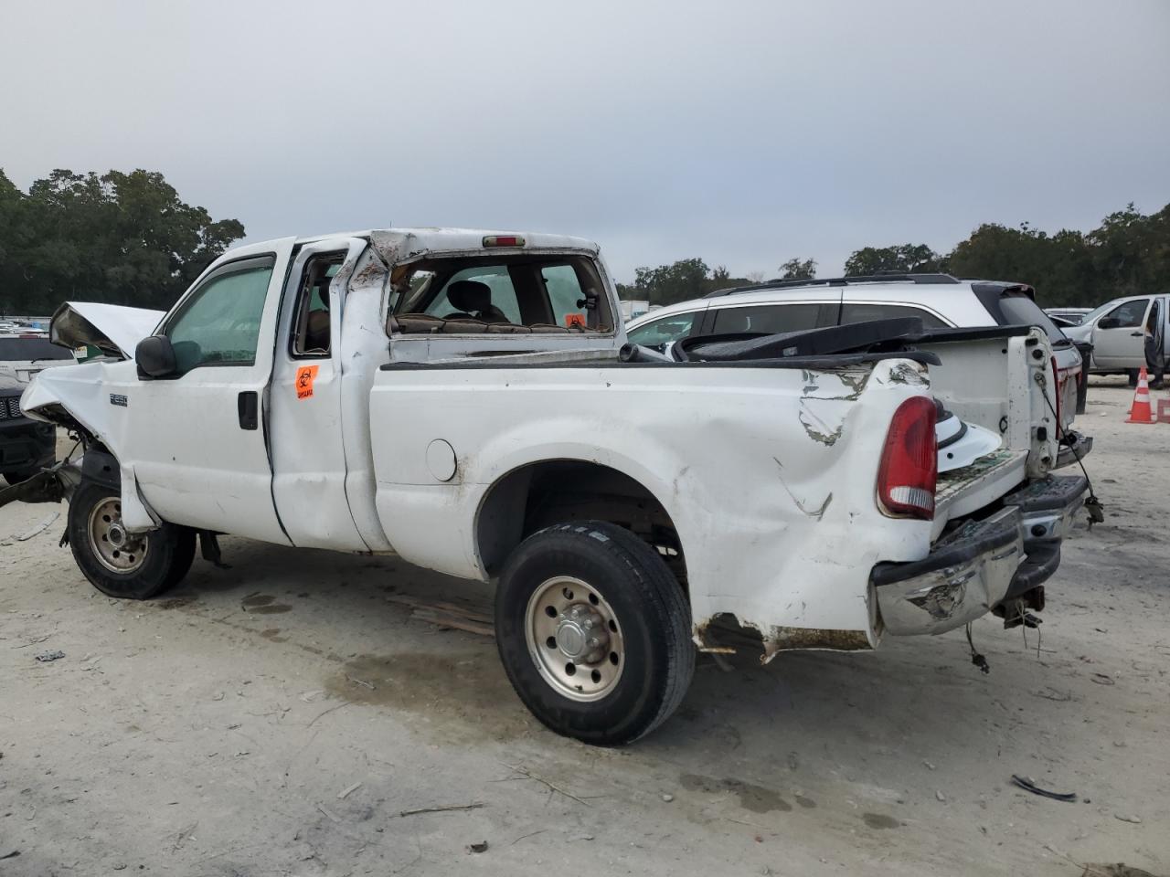 2004 Ford F250 Super Duty Белый vin: 1FTNX21L34EA78710