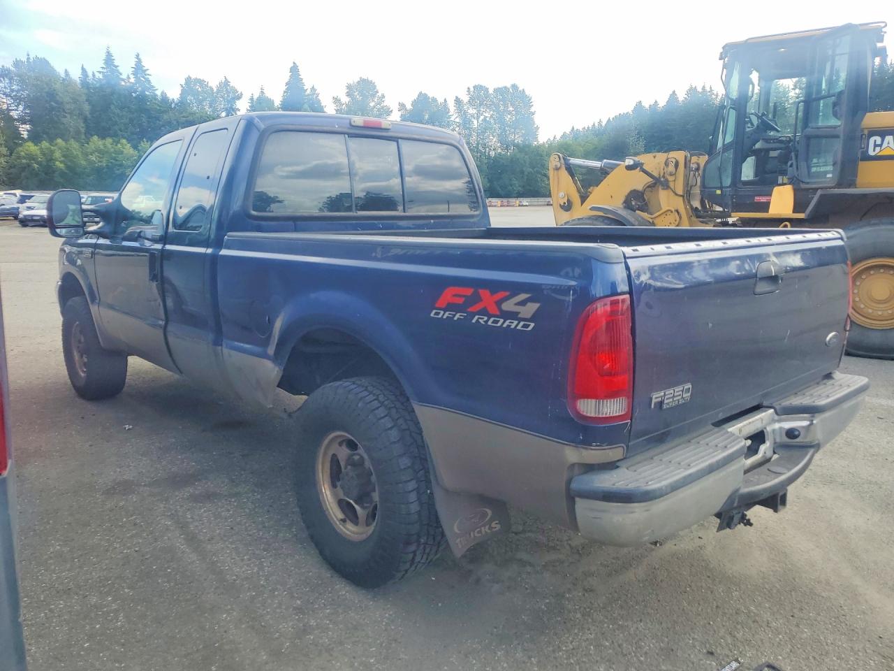 2004 Ford F250 Super Duty Blue vin: 1FTNX21L34EB53857