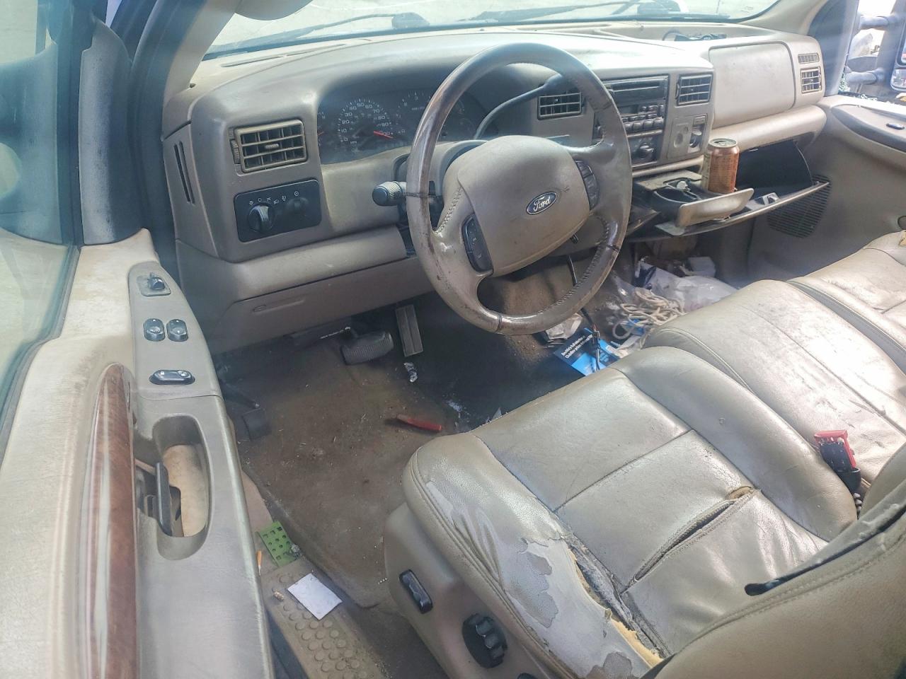 2004 Ford F250 Super Duty Blue vin: 1FTNX21L34EB53857