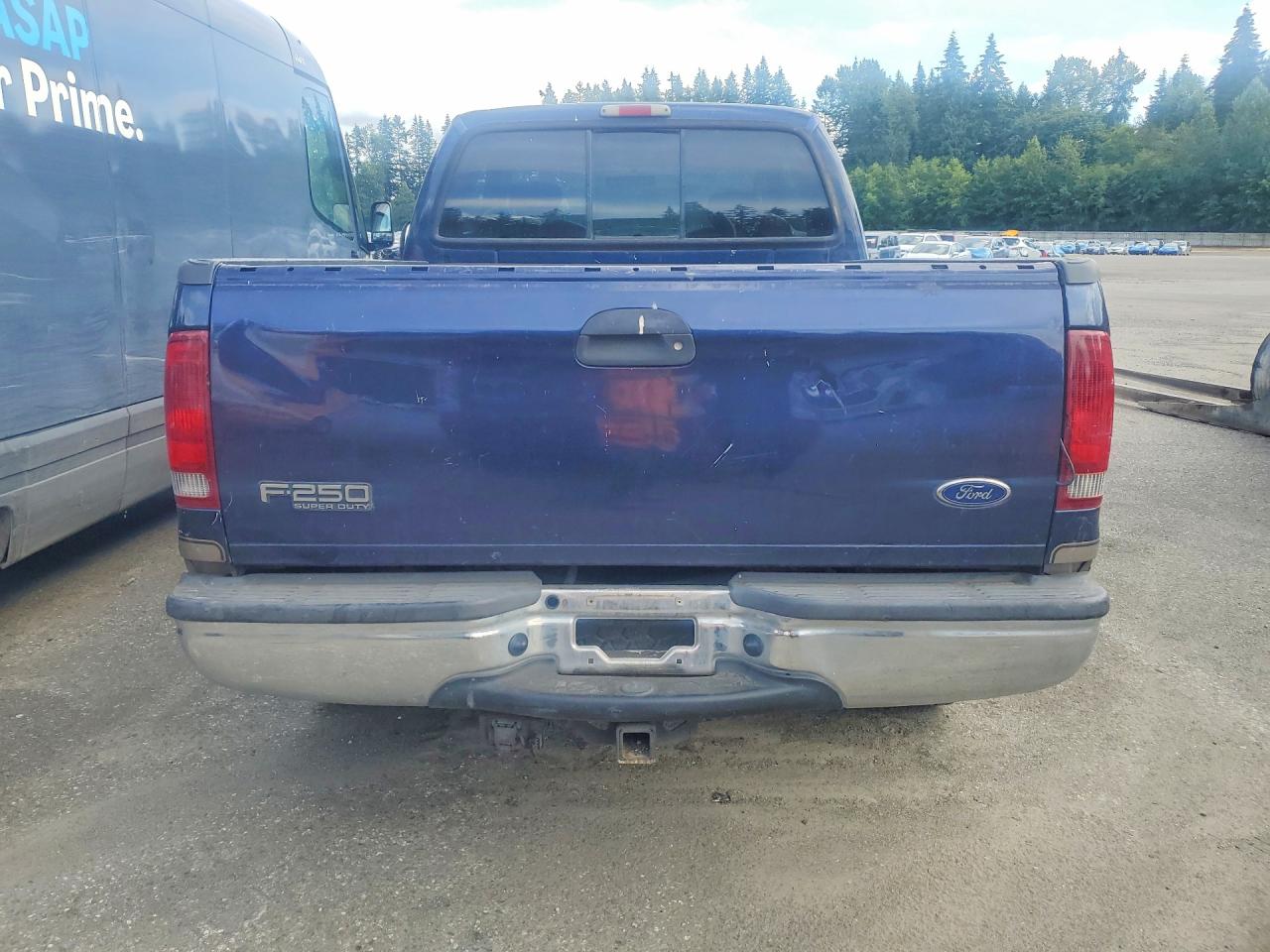 2004 Ford F250 Super Duty Blue vin: 1FTNX21L34EB53857