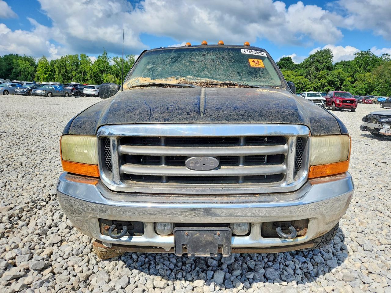 2001 Ford F250 Super Duty Black vin: 1FTNX21L41EB94221