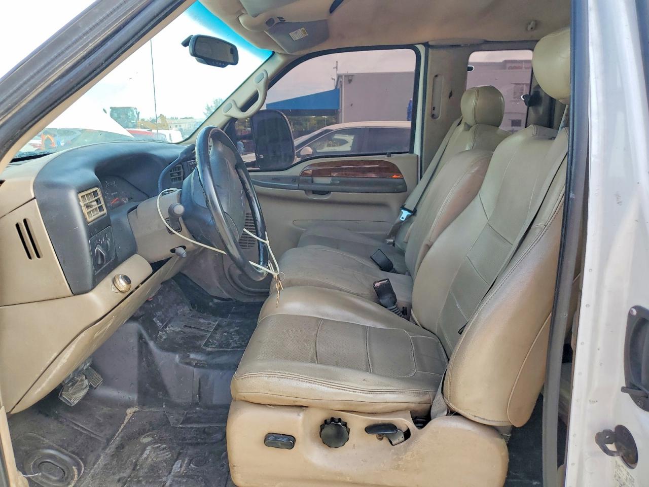 2001 Ford F250 Super Duty White vin: 1FTNX21L41ED39483