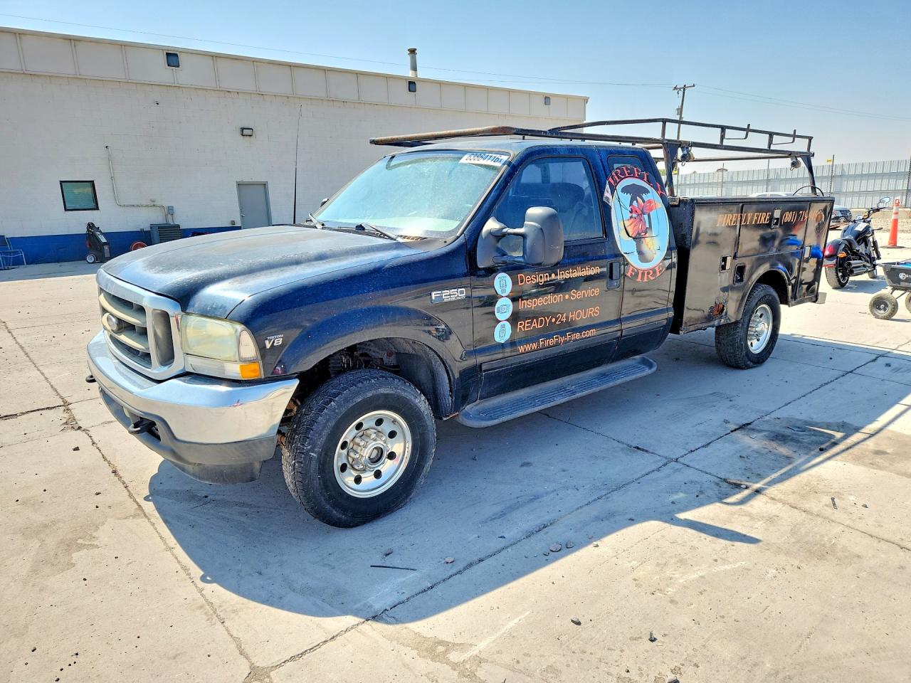 2002 Ford F250 Super Duty Black vin: 1FTNX21L42EB29757