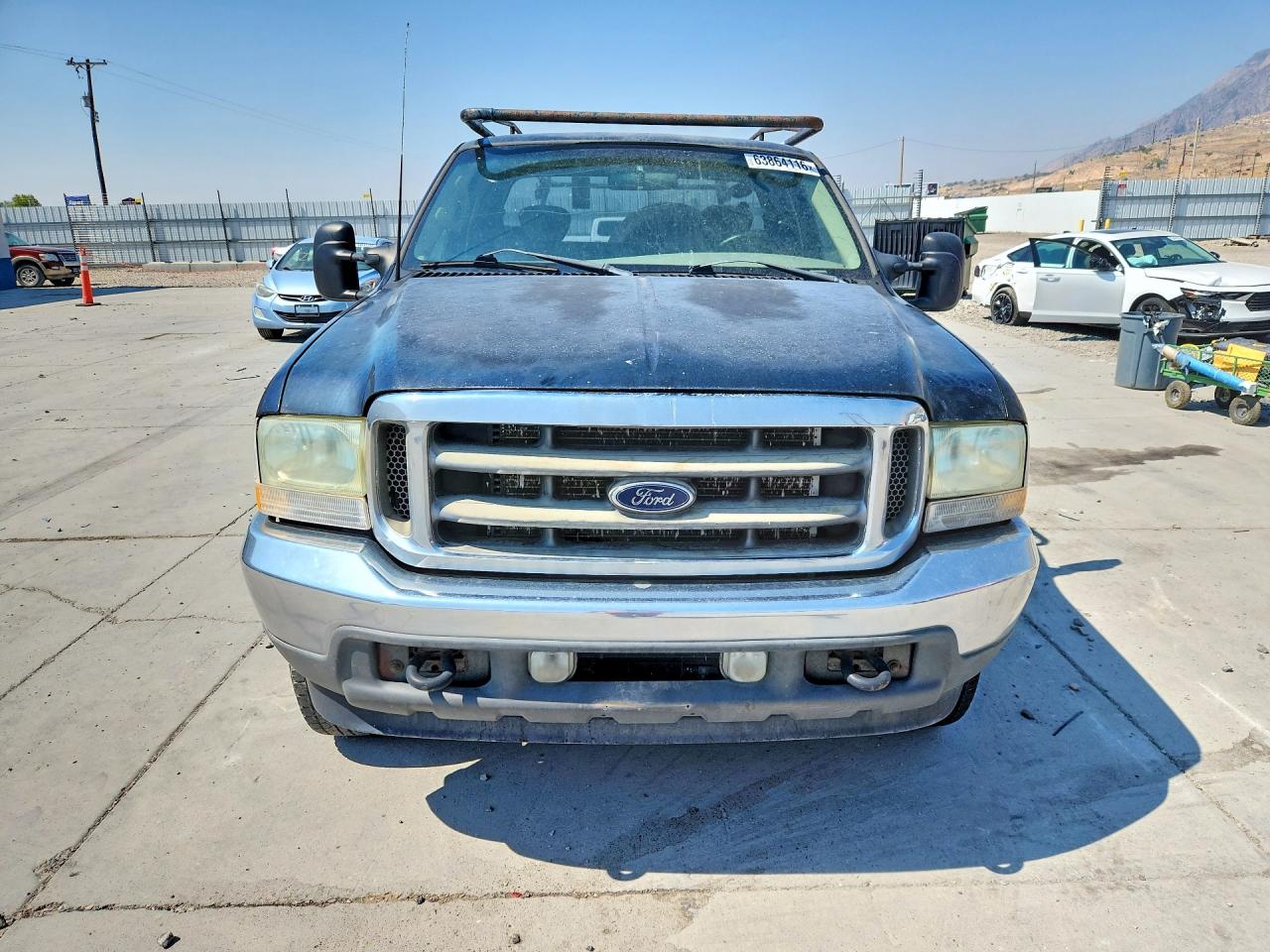 2002 Ford F250 Super Duty Black vin: 1FTNX21L42EB29757