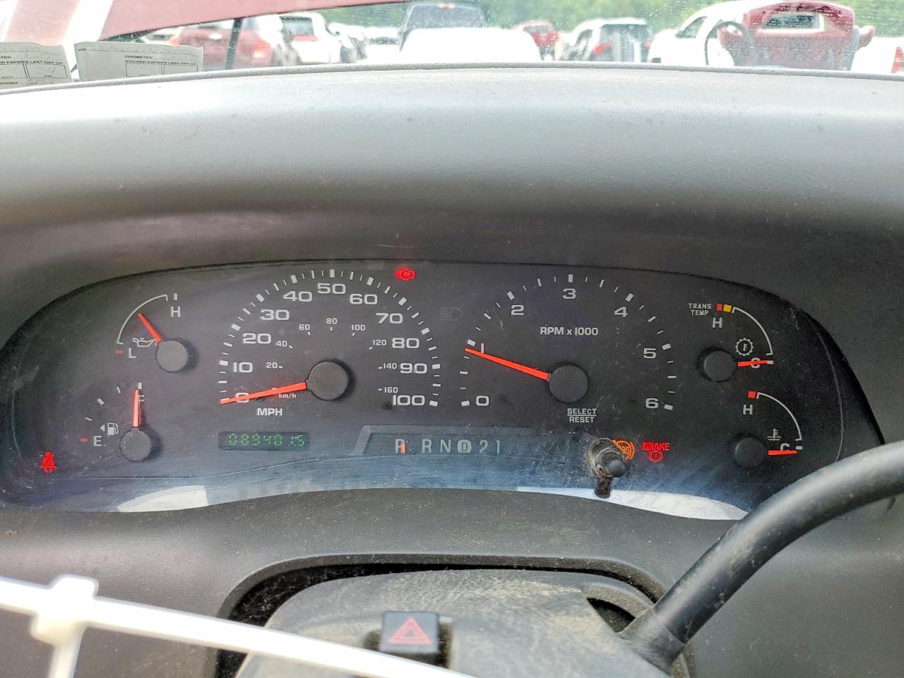 2004 Ford F250 Super Duty Burgundy vin: 1FTNX21L44EB74586
