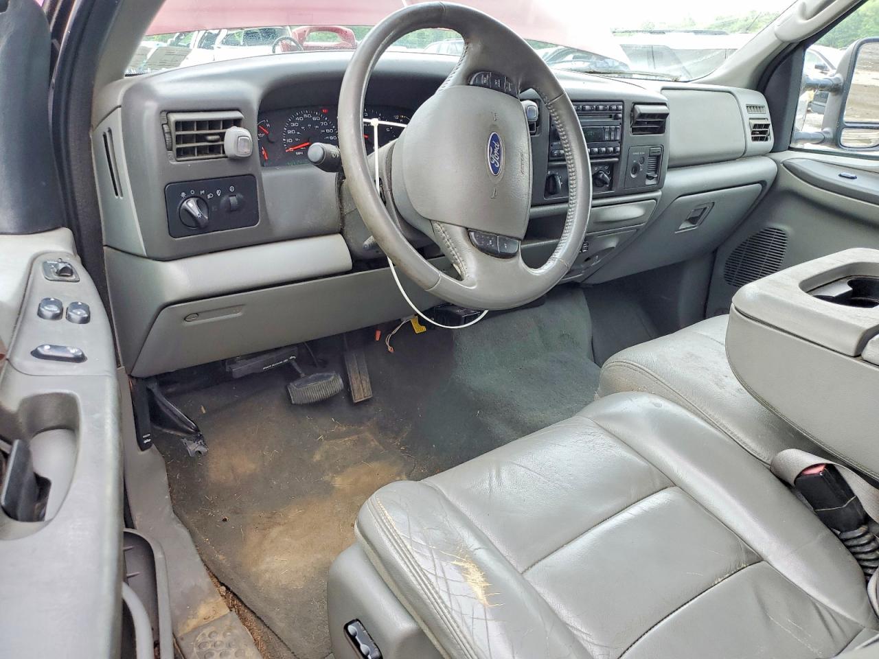 2004 Ford F250 Super Duty Burgundy vin: 1FTNX21L44EB74586