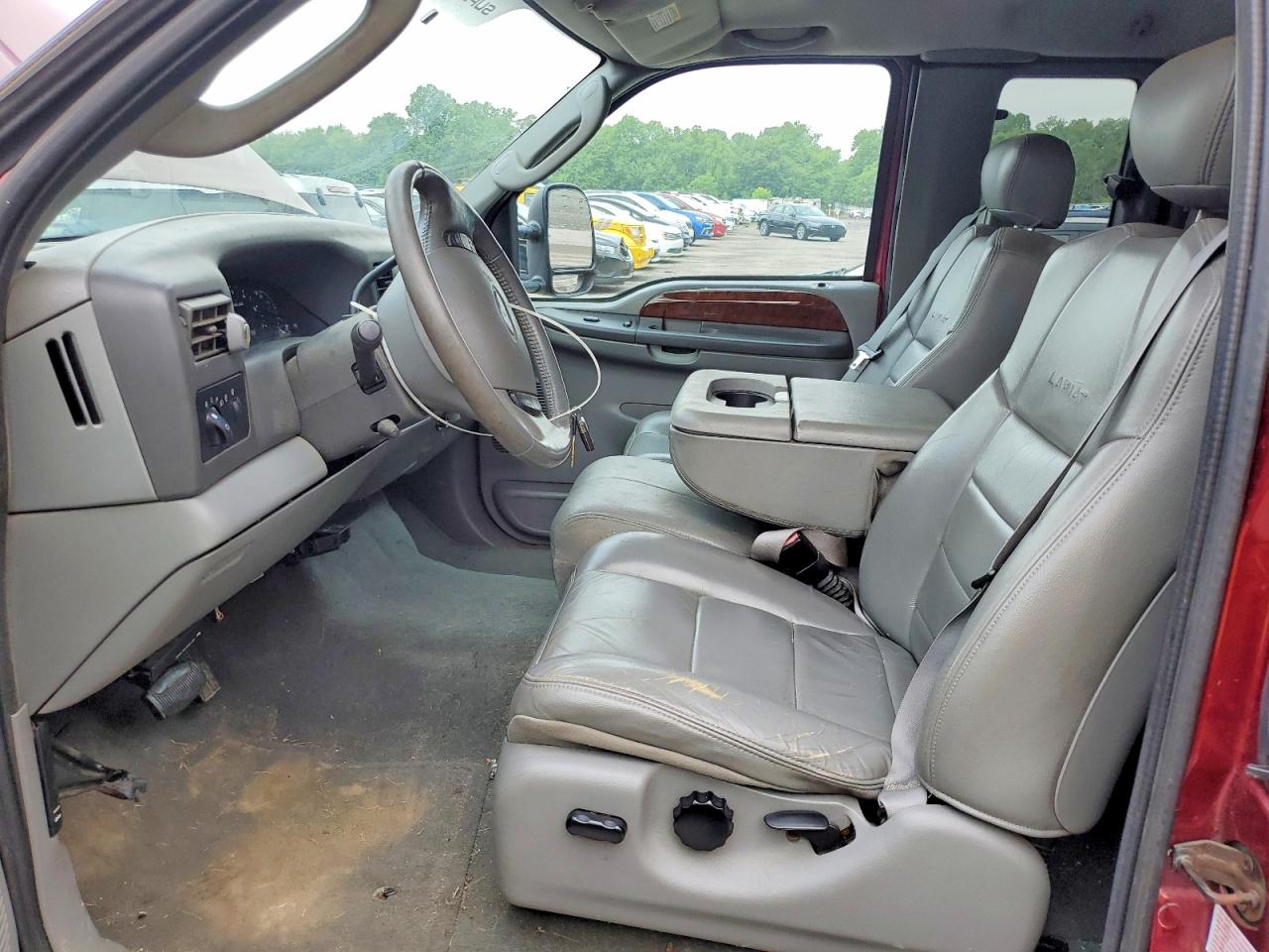 2004 Ford F250 Super Duty Burgundy vin: 1FTNX21L44EB74586