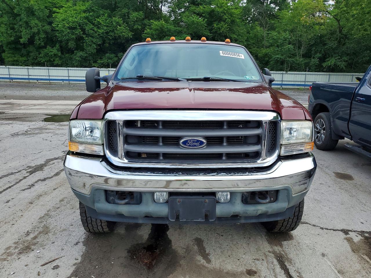2004 Ford F250 Super Duty Burgundy vin: 1FTNX21L44EB74586