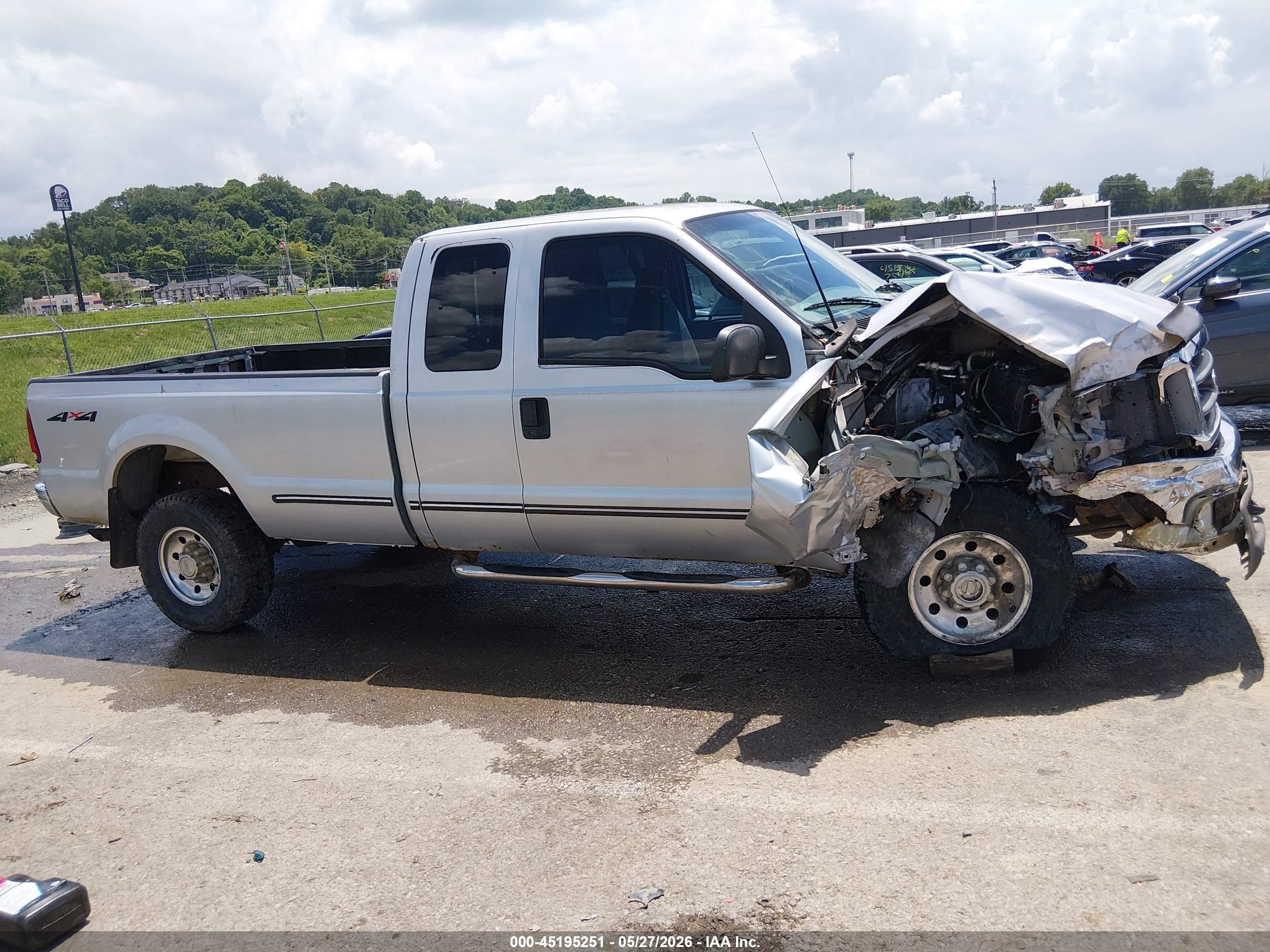 1999 Ford F-250 Lariat/xl/xlt Серебряный vin: 1FTNX21L5XEB59499