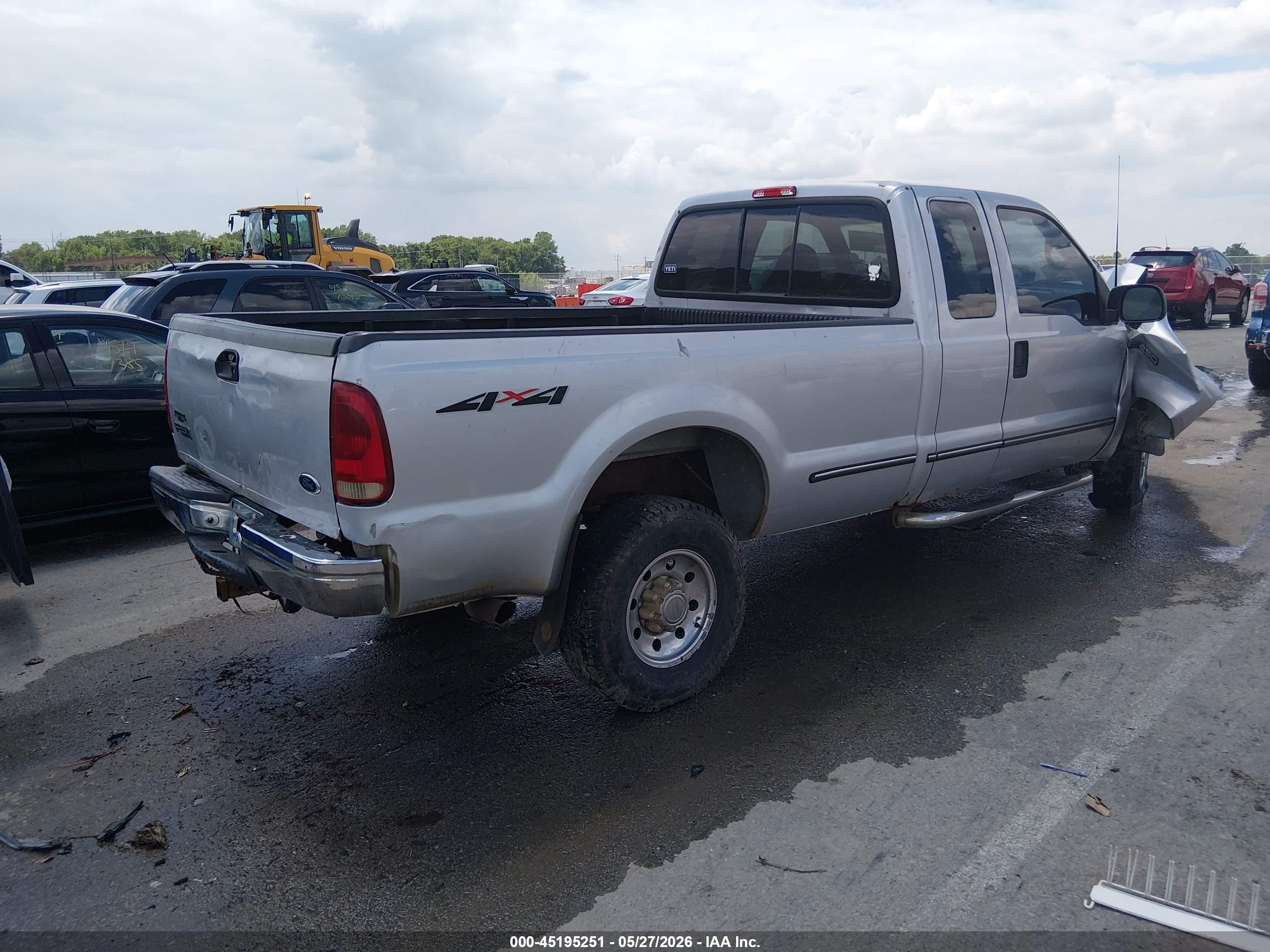 1999 Ford F-250 Lariat/xl/xlt Серебряный vin: 1FTNX21L5XEB59499