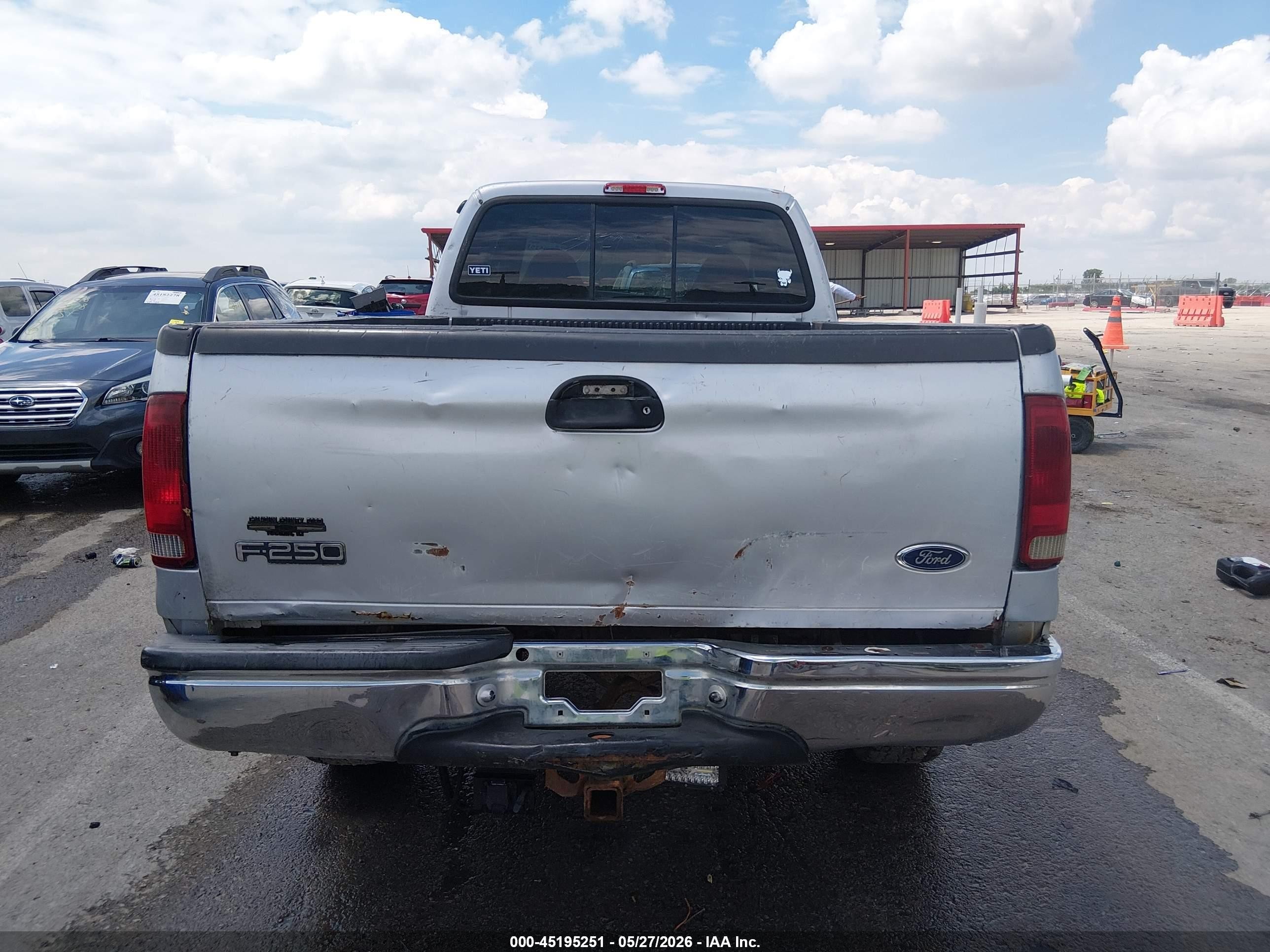 1999 Ford F-250 Lariat/xl/xlt Серебряный vin: 1FTNX21L5XEB59499