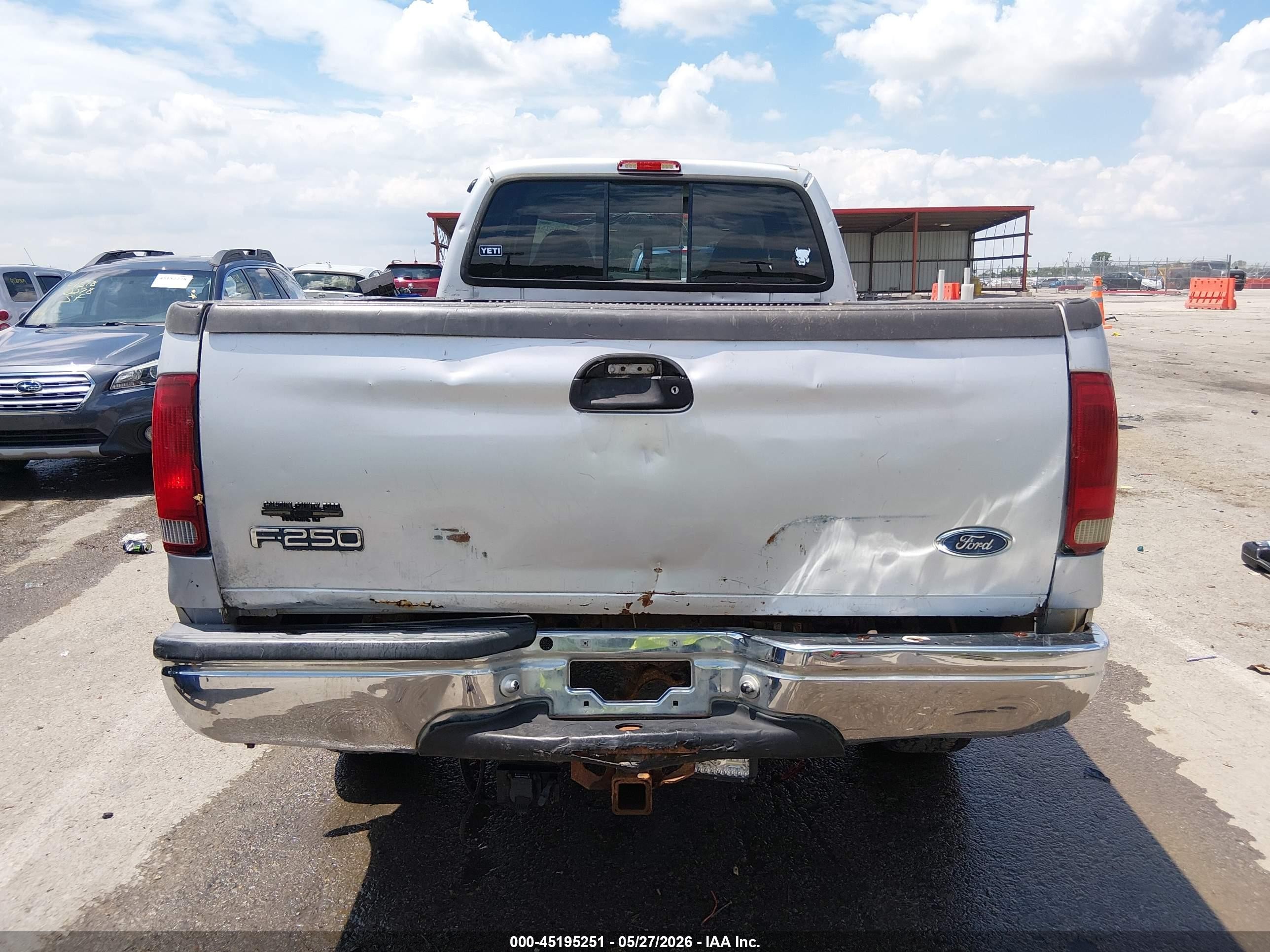 1999 Ford F-250 Lariat/xl/xlt Серебряный vin: 1FTNX21L5XEB59499