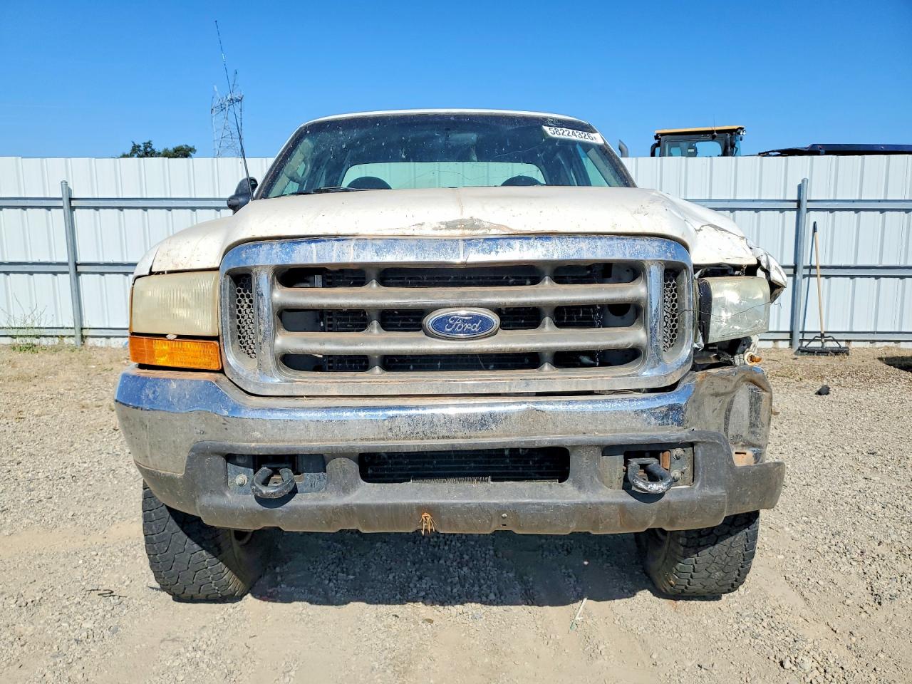 2001 Ford F250 Super Duty White vin: 1FTNX21L61EB39866