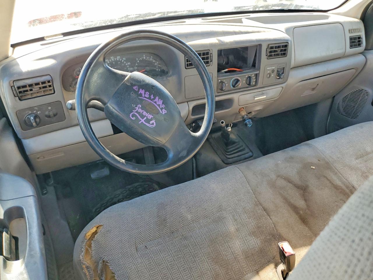 2001 Ford F250 Super Duty White vin: 1FTNX21L61EB39866