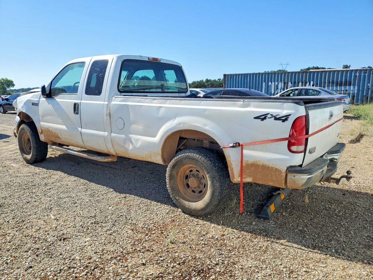 2001 Ford F250 Super Duty White vin: 1FTNX21L61EB39866