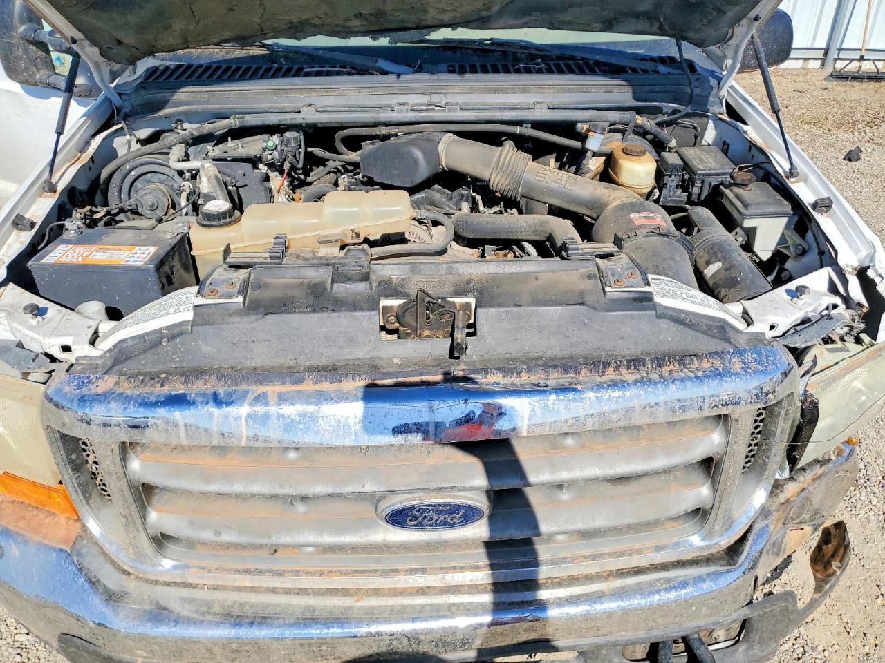 2001 Ford F250 Super Duty White vin: 1FTNX21L61EB39866