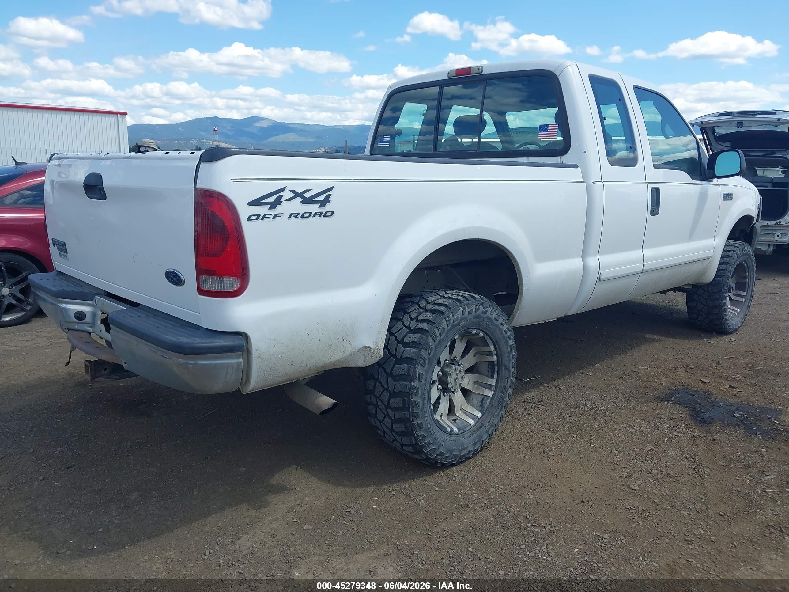 2002 Ford F-250 Lariat/xl/xlt White vin: 1FTNX21L62EC16267