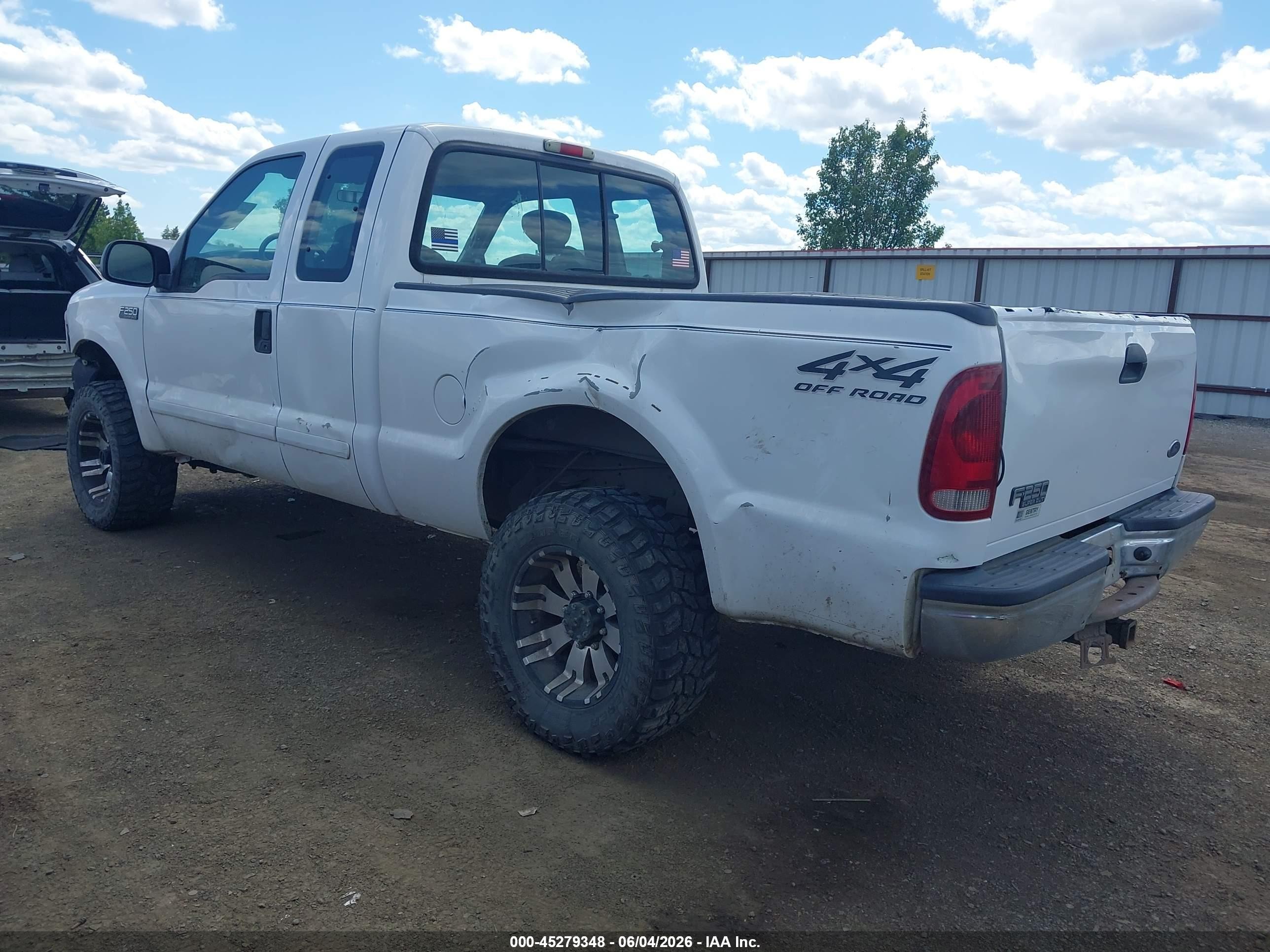 2002 Ford F-250 Lariat/xl/xlt White vin: 1FTNX21L62EC16267