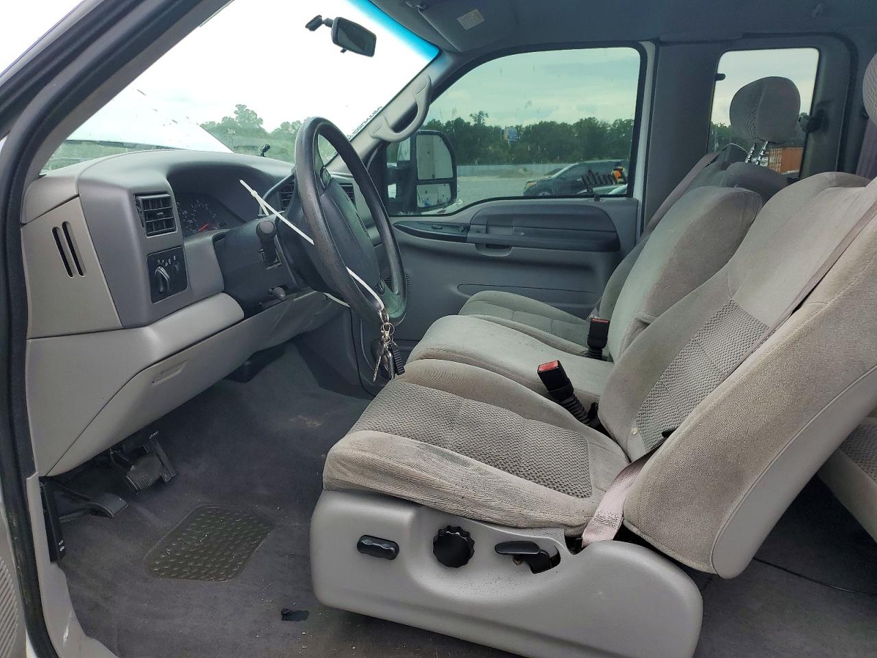 2001 Ford F250 Super Duty White vin: 1FTNX21L71EC41905