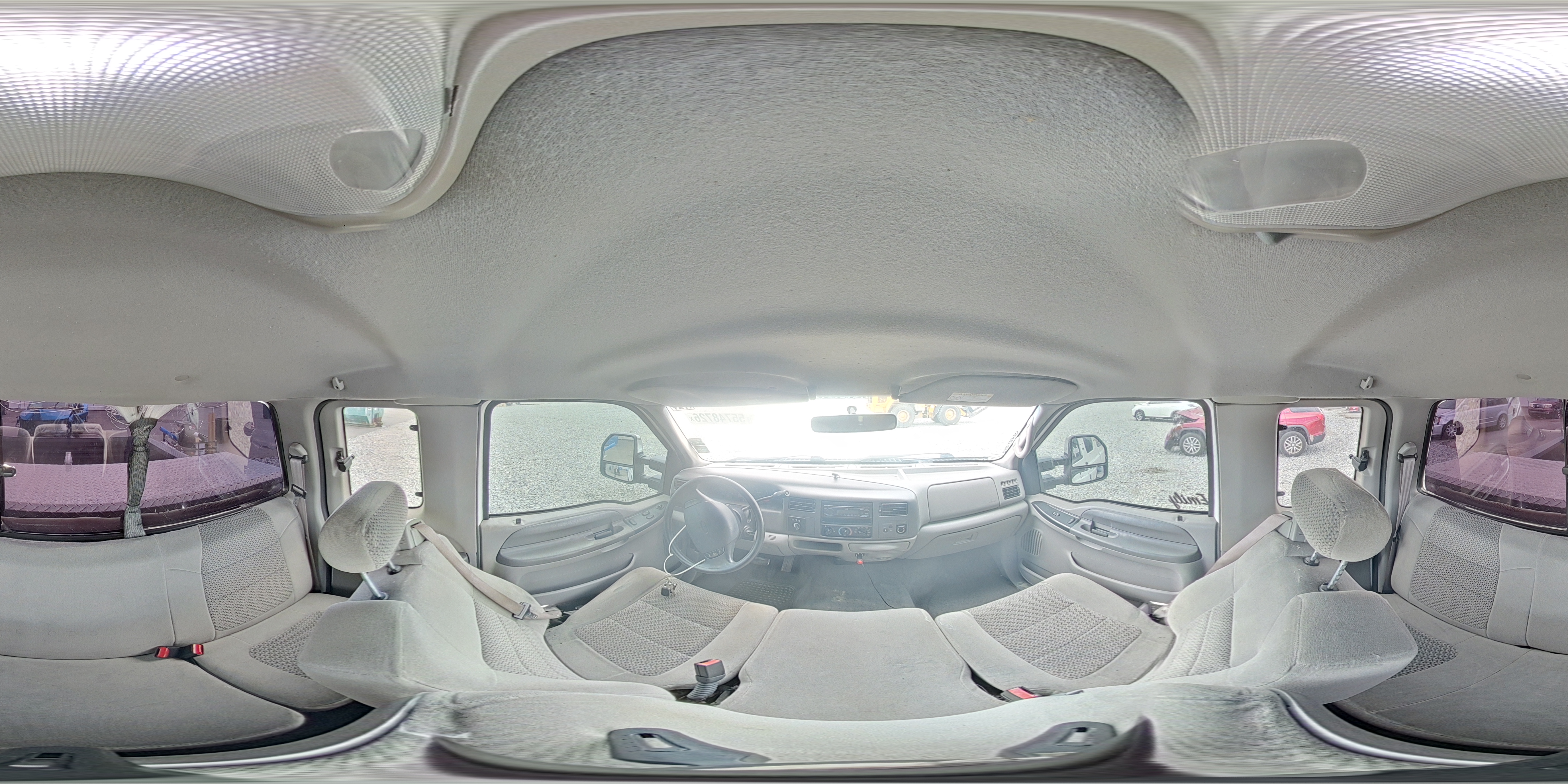 2001 Ford F250 Super Duty White vin: 1FTNX21L71EC41905