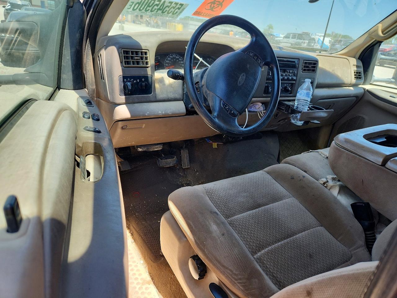 2002 Ford F250 Super Duty White vin: 1FTNX21L72EB95686