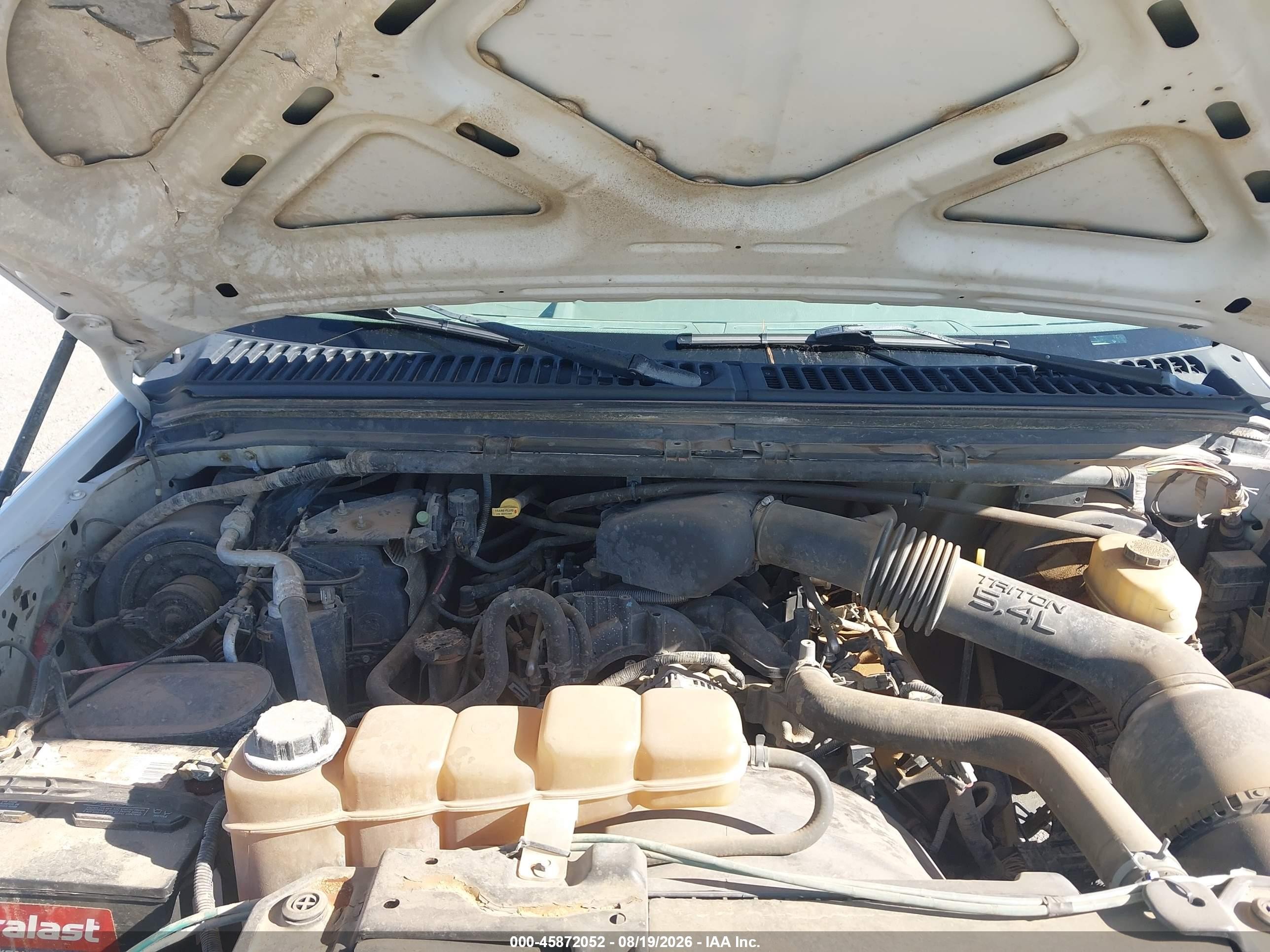 2004 Ford F-250 Lariat/xl/xlt White vin: 1FTNX21L74ED31558