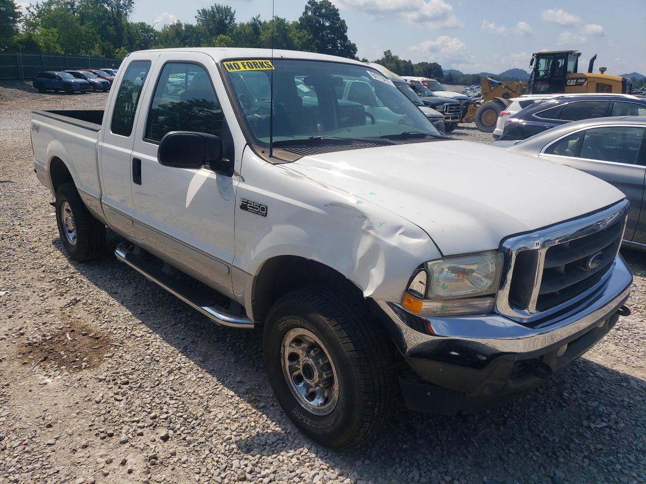 2003 Ford F250 Super Duty Белый vin: 1FTNX21L83EB26720