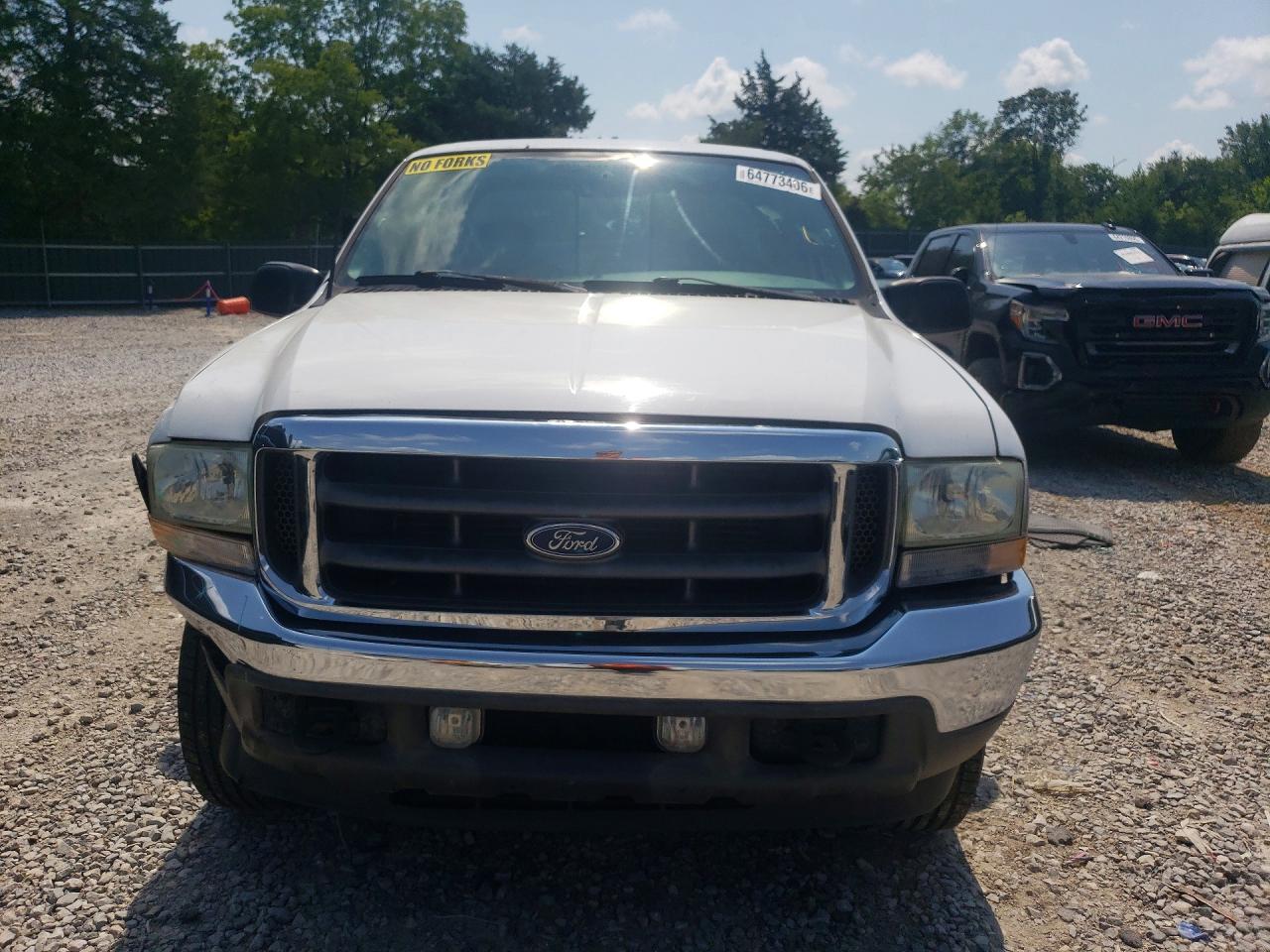 2003 Ford F250 Super Duty Белый vin: 1FTNX21L83EB26720