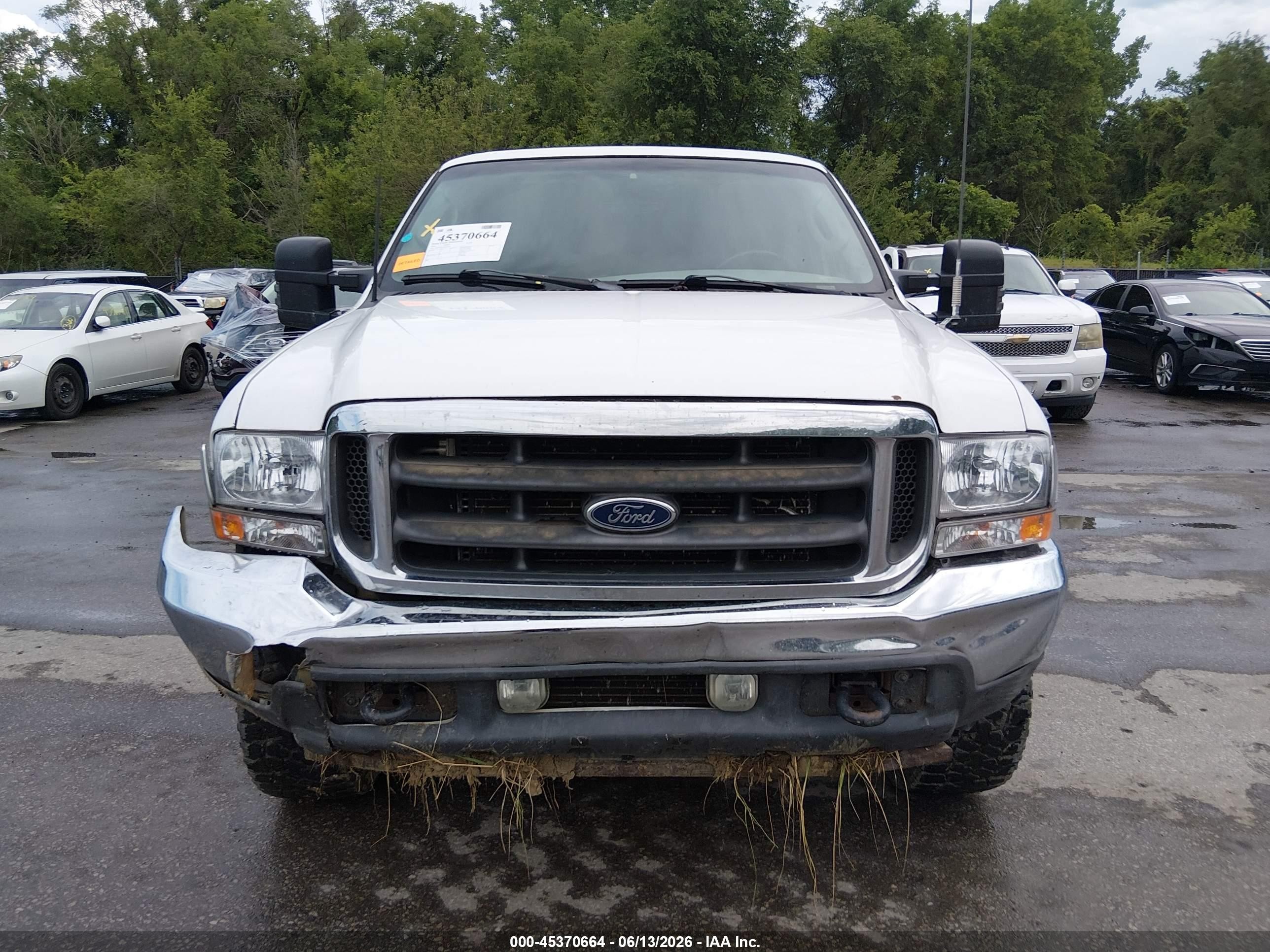 2003 Ford F-250 Lariat/xl/xlt Белый vin: 1FTNX21L83EB76257
