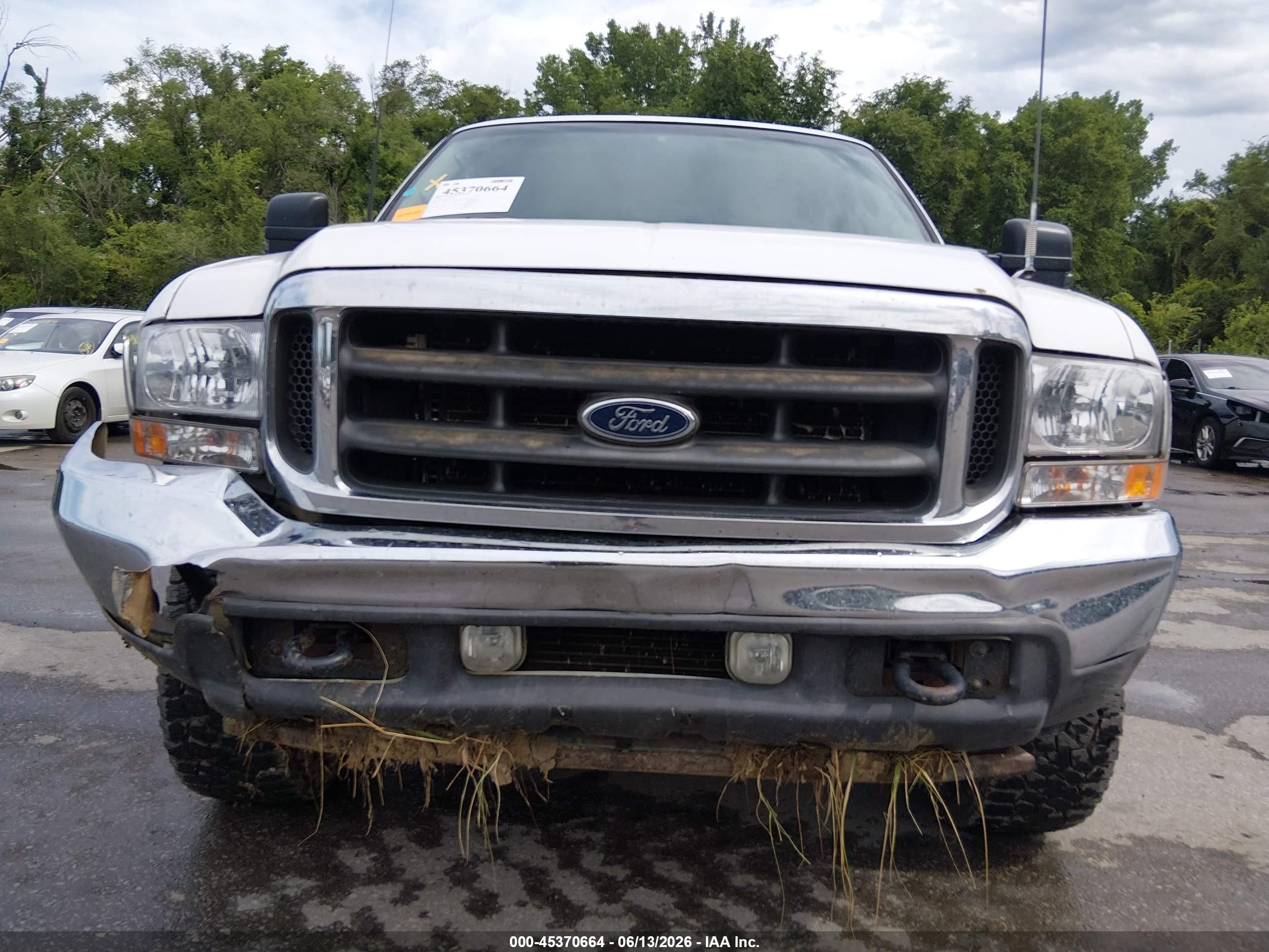 2003 Ford F-250 Lariat/xl/xlt Белый vin: 1FTNX21L83EB76257