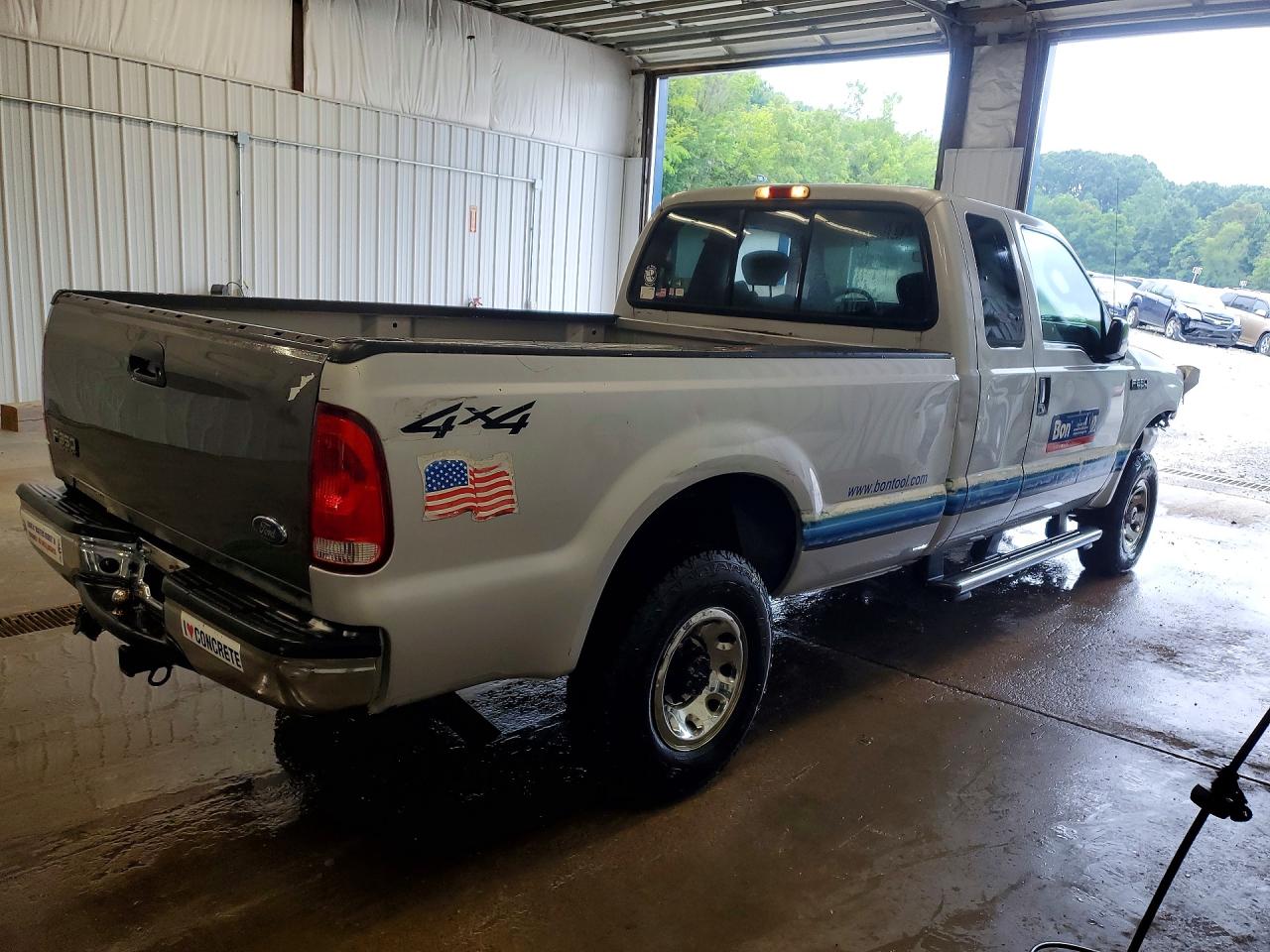 2004 Ford F250 Super Duty Silver vin: 1FTNX21L84EB34317