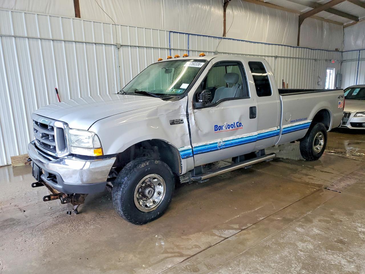 2004 Ford F250 Super Duty Silver vin: 1FTNX21L84EB34317