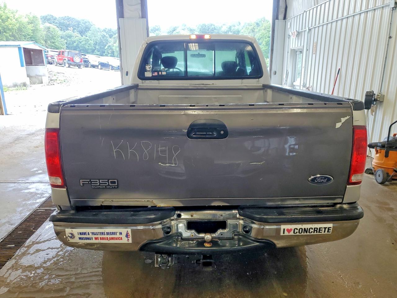 2004 Ford F250 Super Duty Silver vin: 1FTNX21L84EB34317