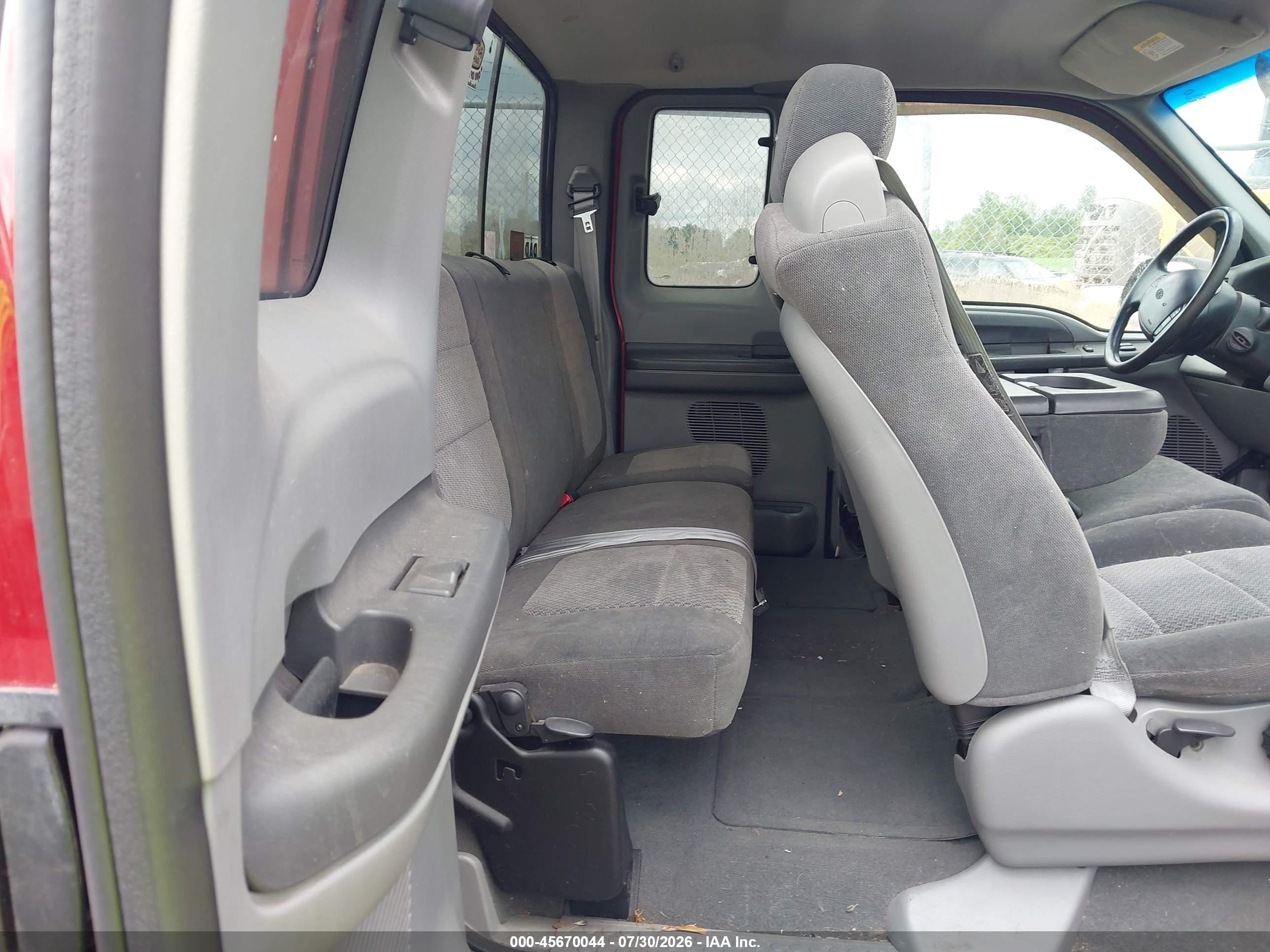 2002 Ford F-250 Lariat/xl/xlt Red vin: 1FTNX21L92EB49552