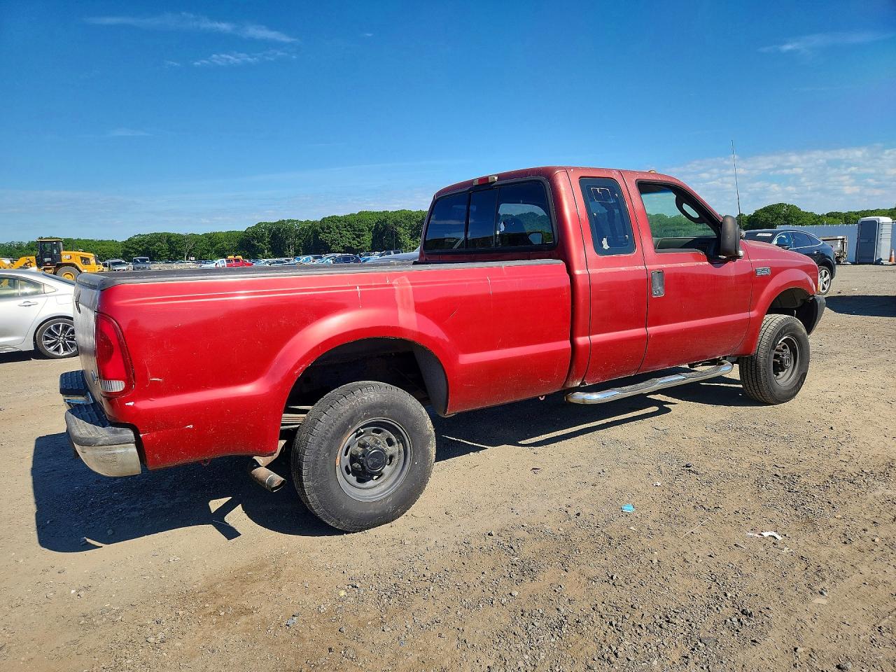 2003 Ford F-250 Super Duty Red vin: 1FTNX21L93EC05619