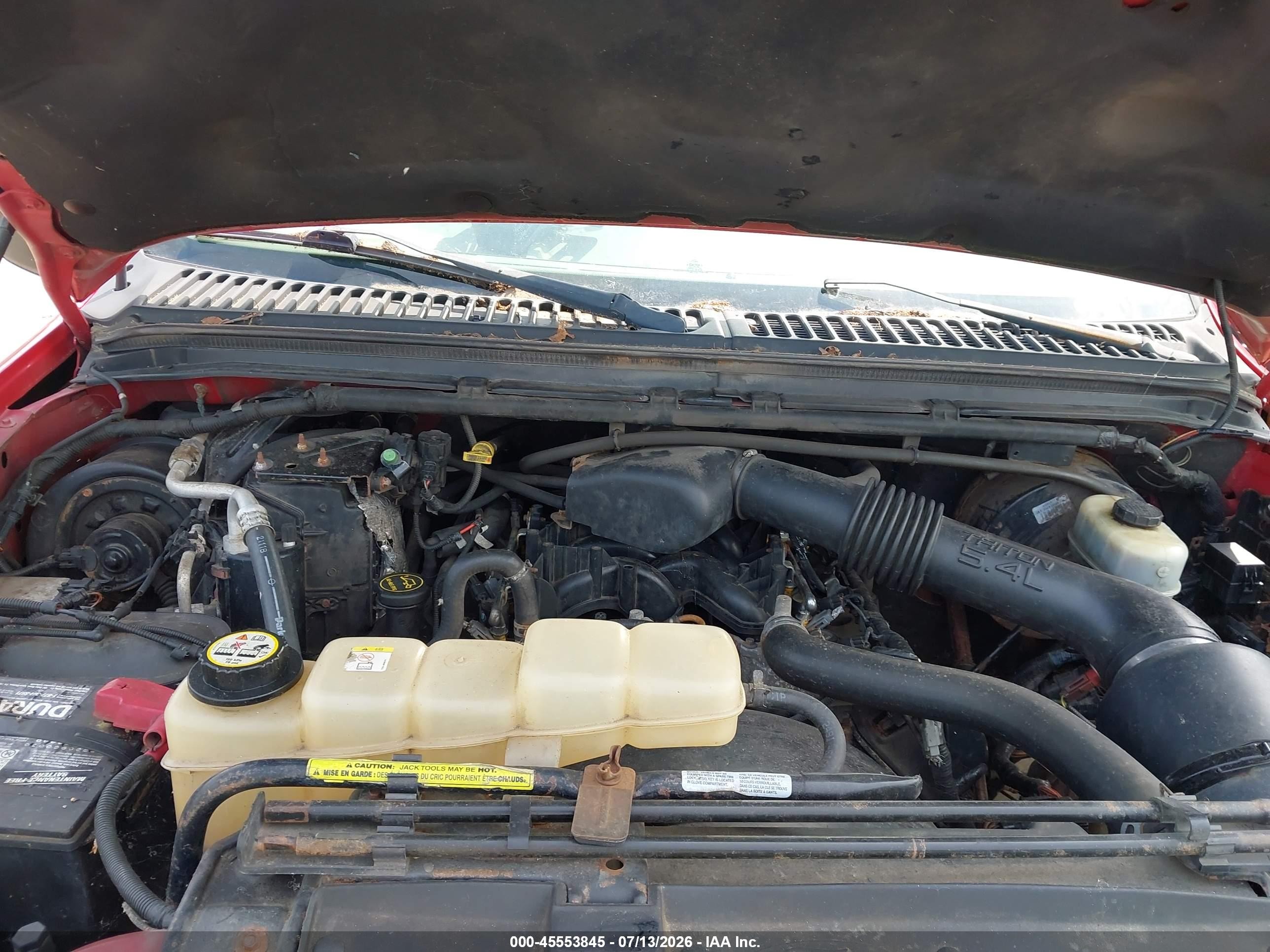 2002 Ford F-250 Lariat/xl/xlt Red vin: 1FTNX21LX2EA70178