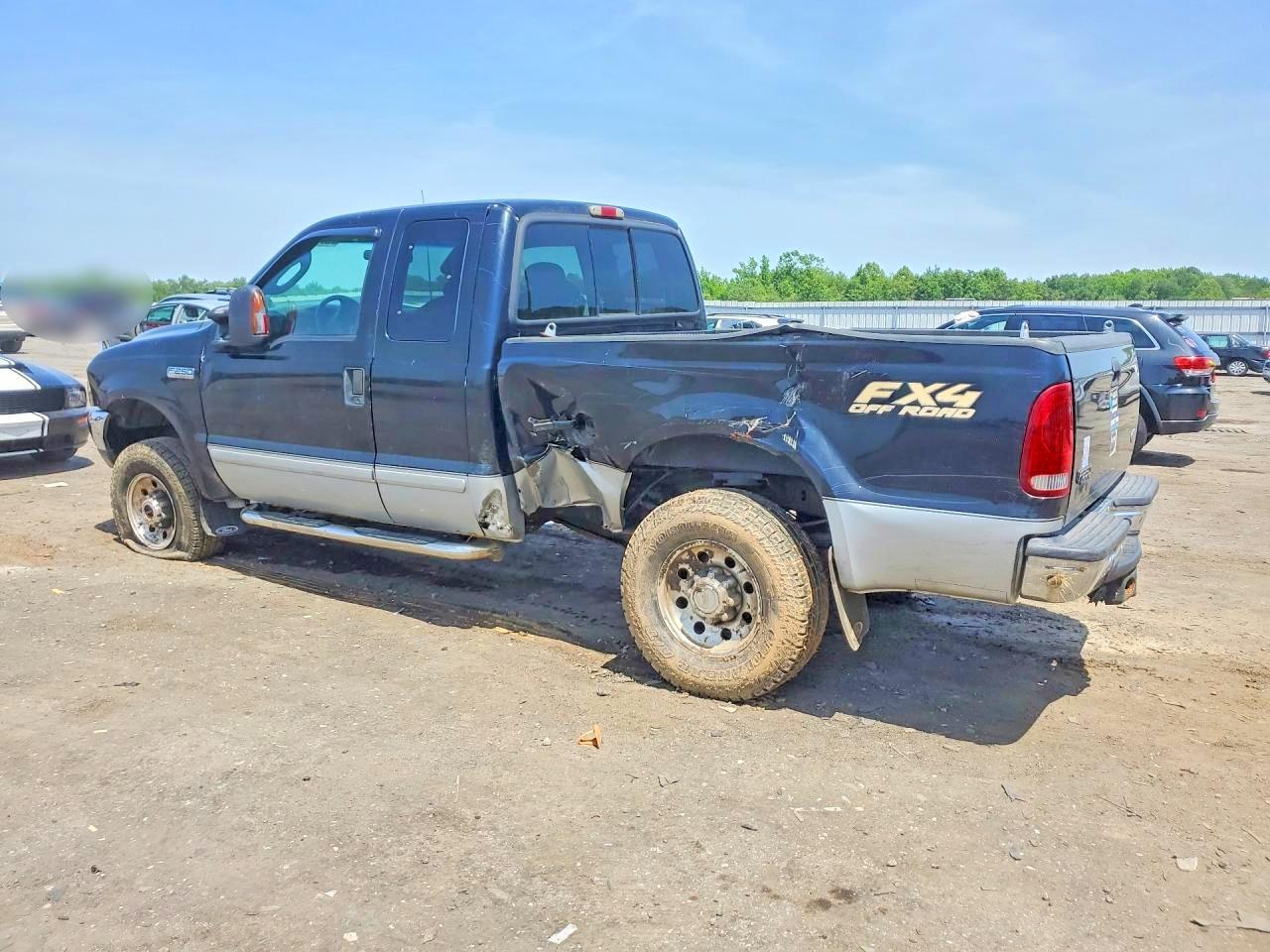 2003 Ford F250 Super Duty Black vin: 1FTNX21LX3EB55040