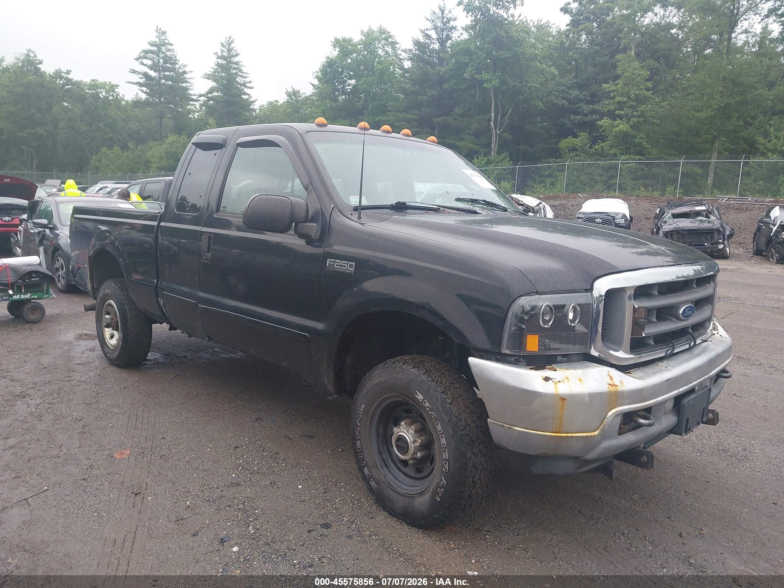 2003 Ford F-250 Lariat/xl/xlt Black vin: 1FTNX21LX3EC97937