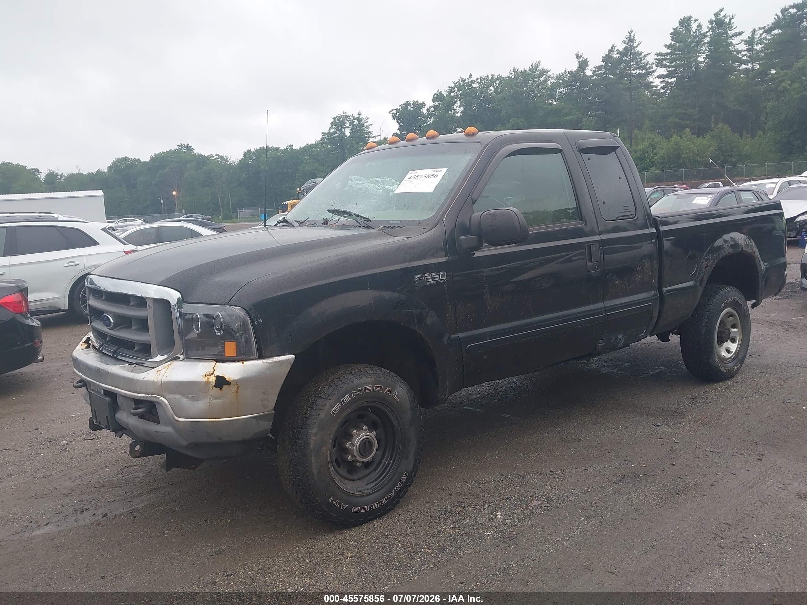 2003 Ford F-250 Lariat/xl/xlt Black vin: 1FTNX21LX3EC97937