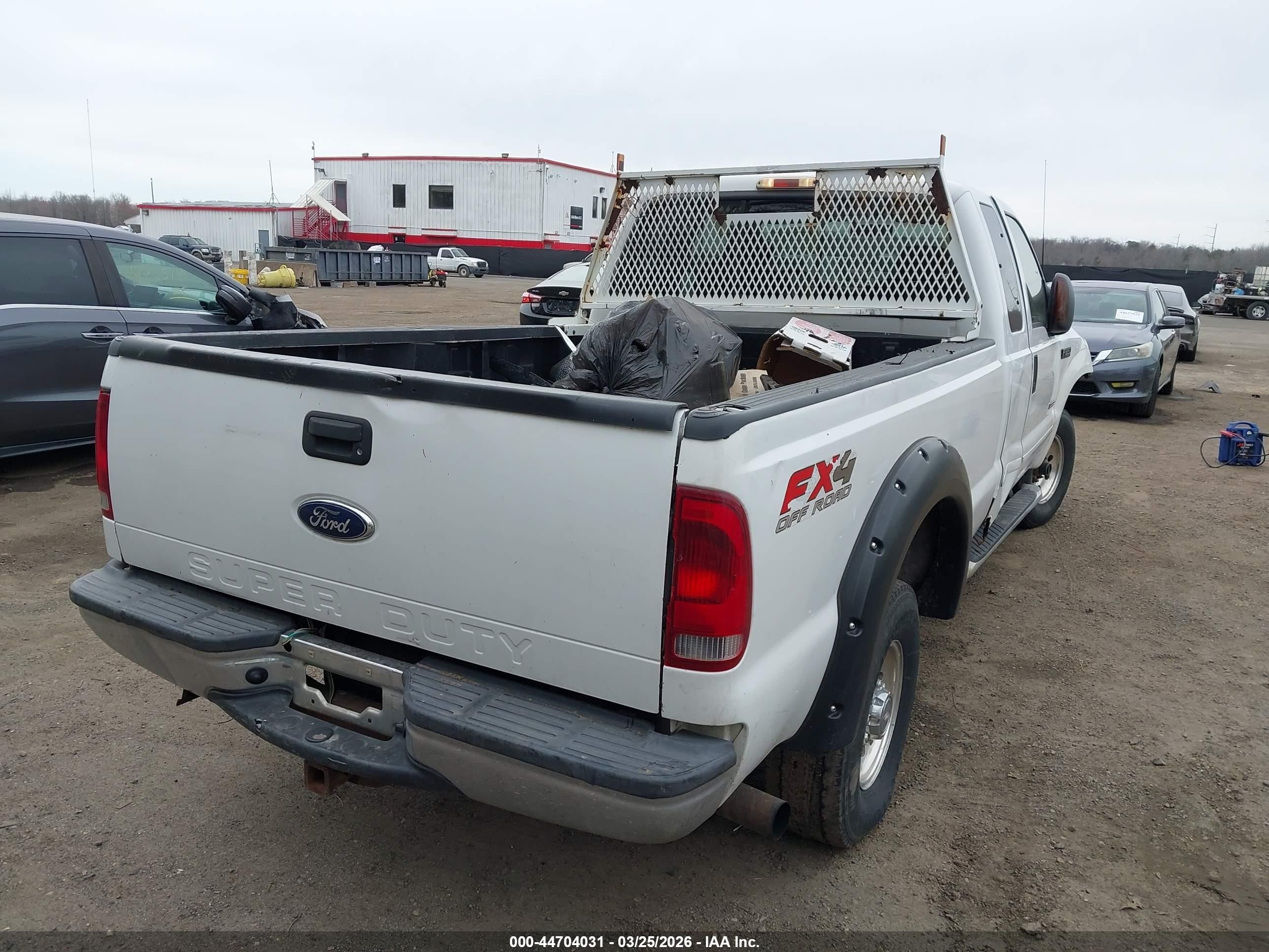 2003 Ford F-250 Lariat/xl/xlt White vin: 1FTNX21P03EC87386