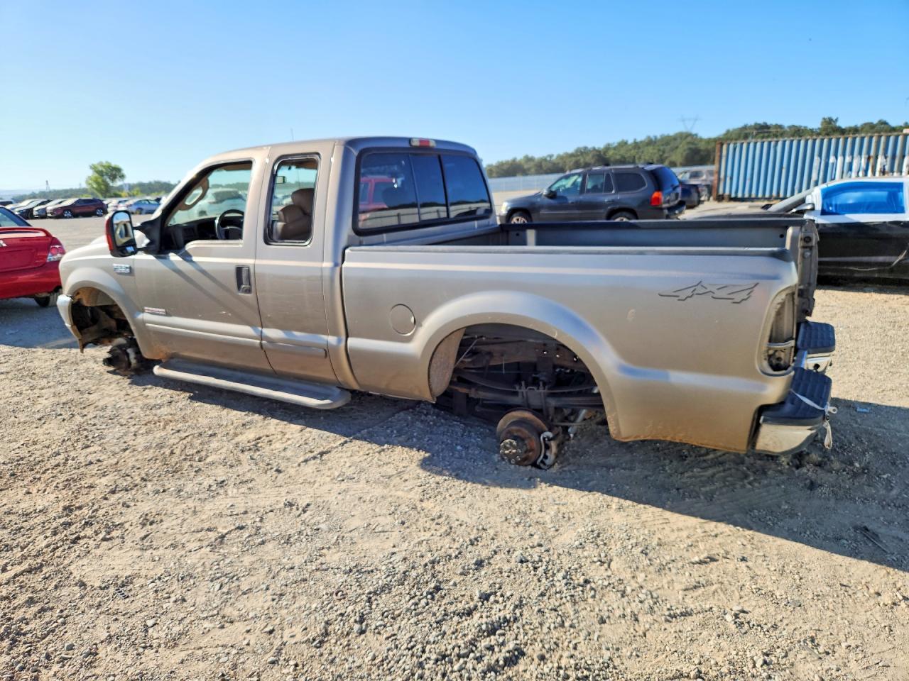 2003 Ford F250 Super Duty Beige vin: 1FTNX21P13EB60520