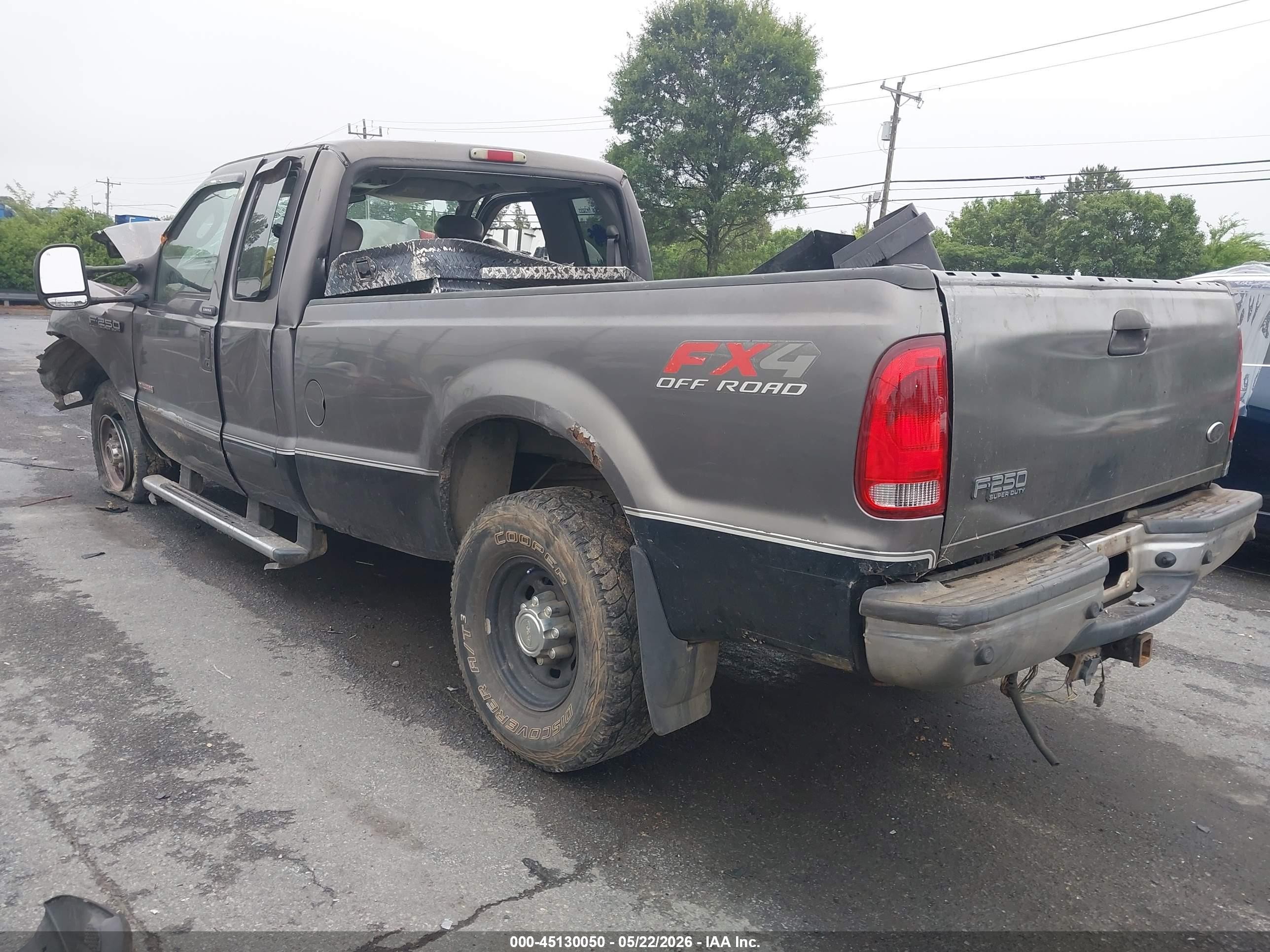 2004 Ford F-250 Lariat/xl/xlt Gray vin: 1FTNX21P14EB07608